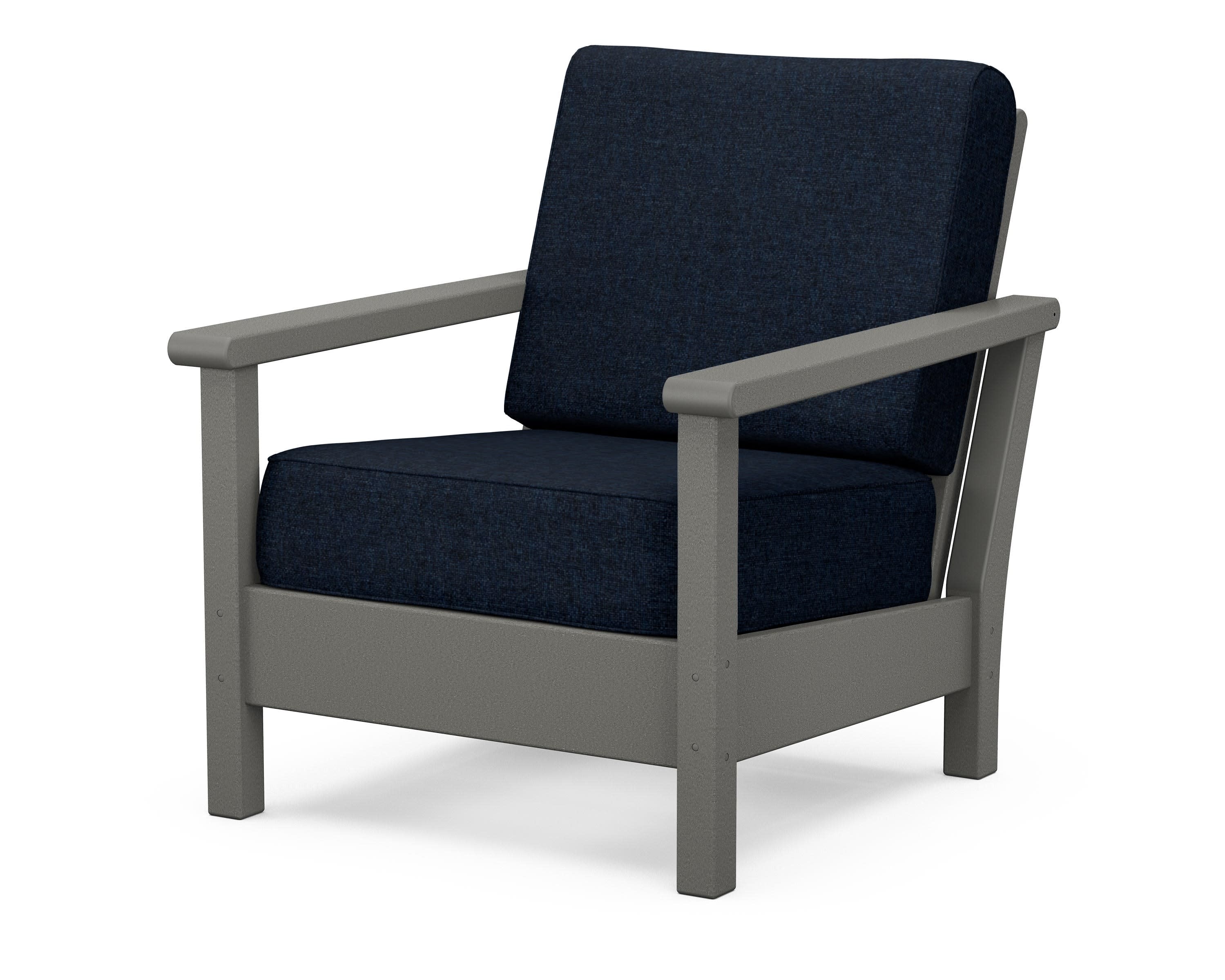 Harbour Deep Seating Chair in Slate Grey / Marine Indigo