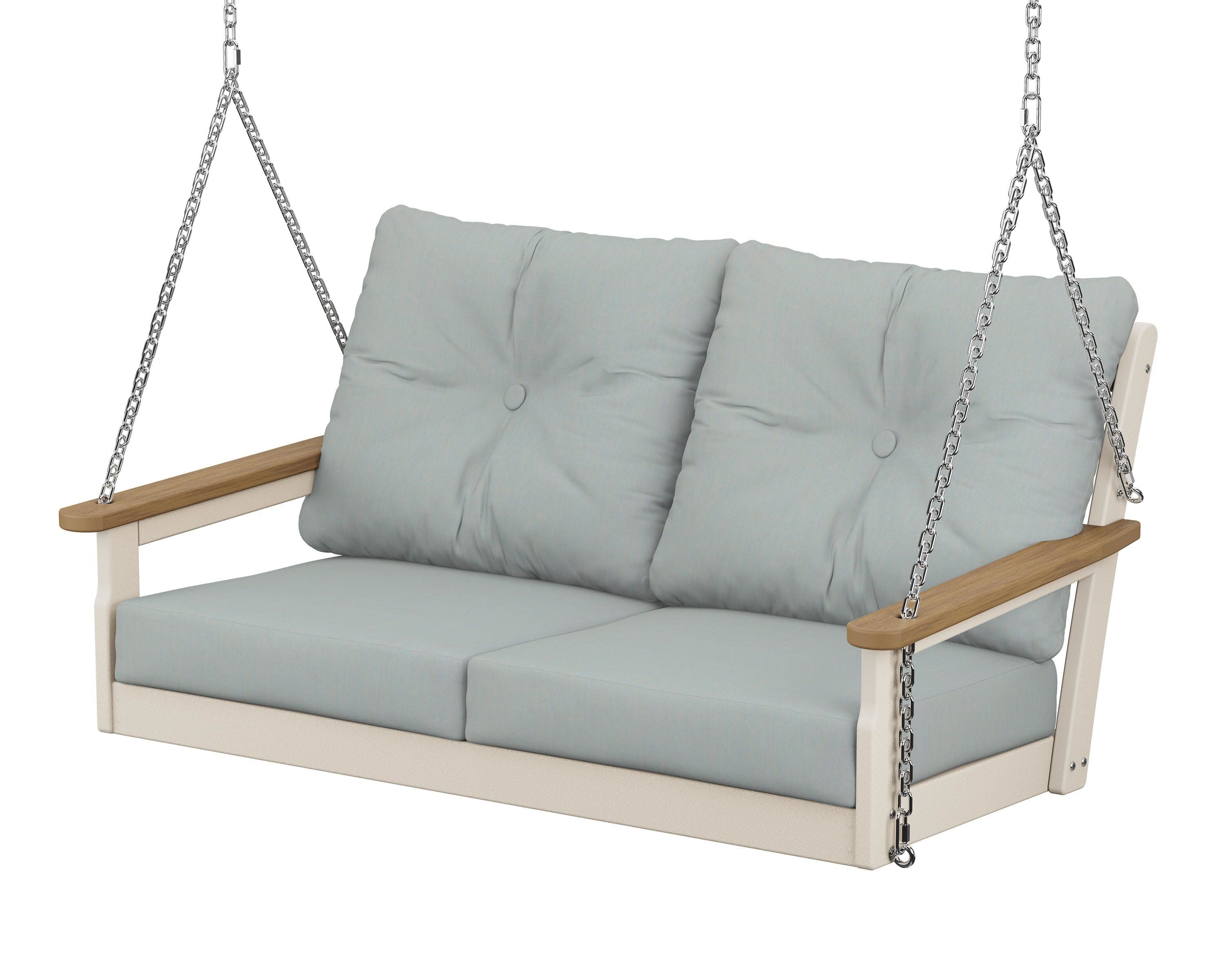 Vineyard Deep Seating Swing in Sand / Natural / Spa
