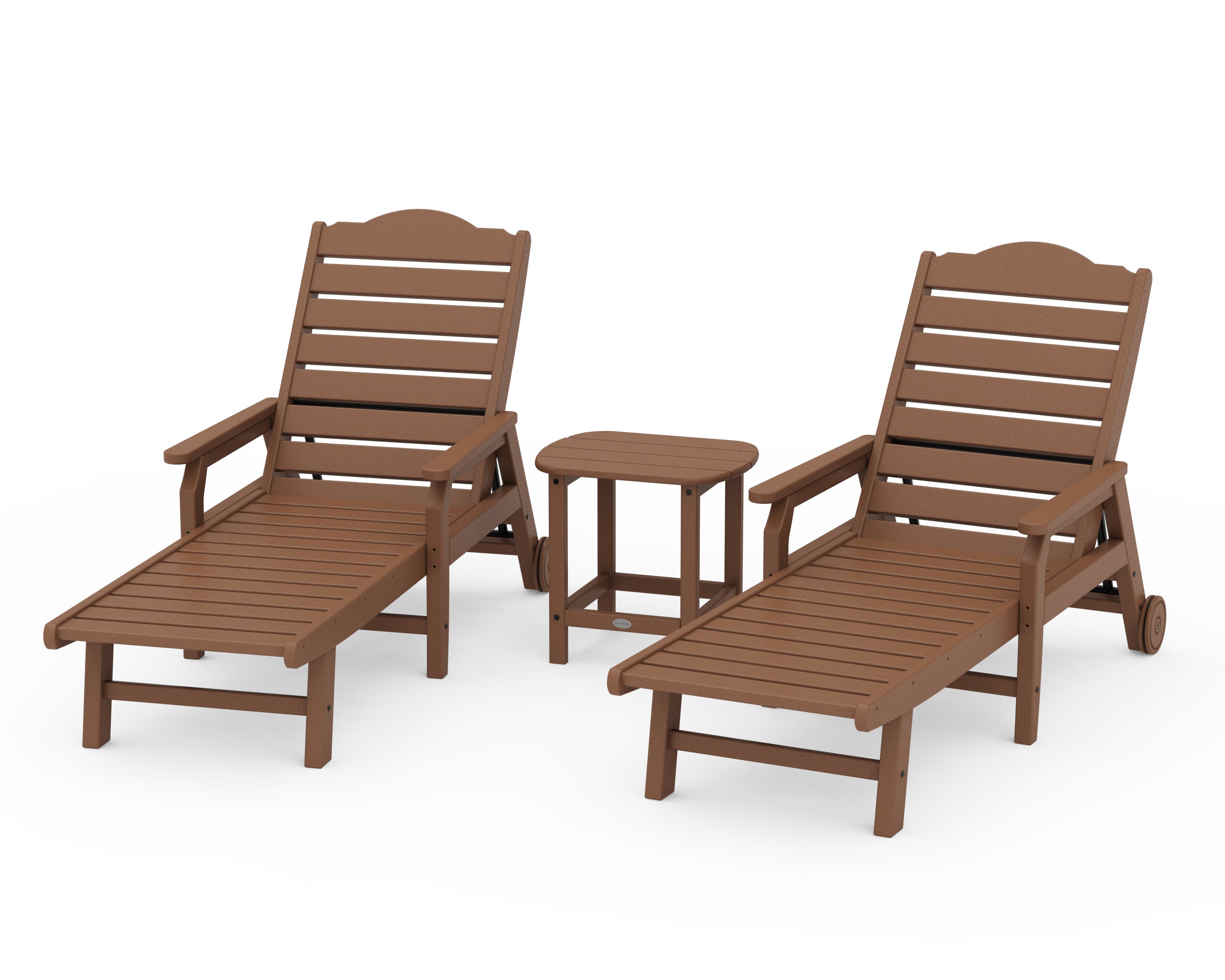 3-Piece Savannah Chaise Lounge Set in Teak