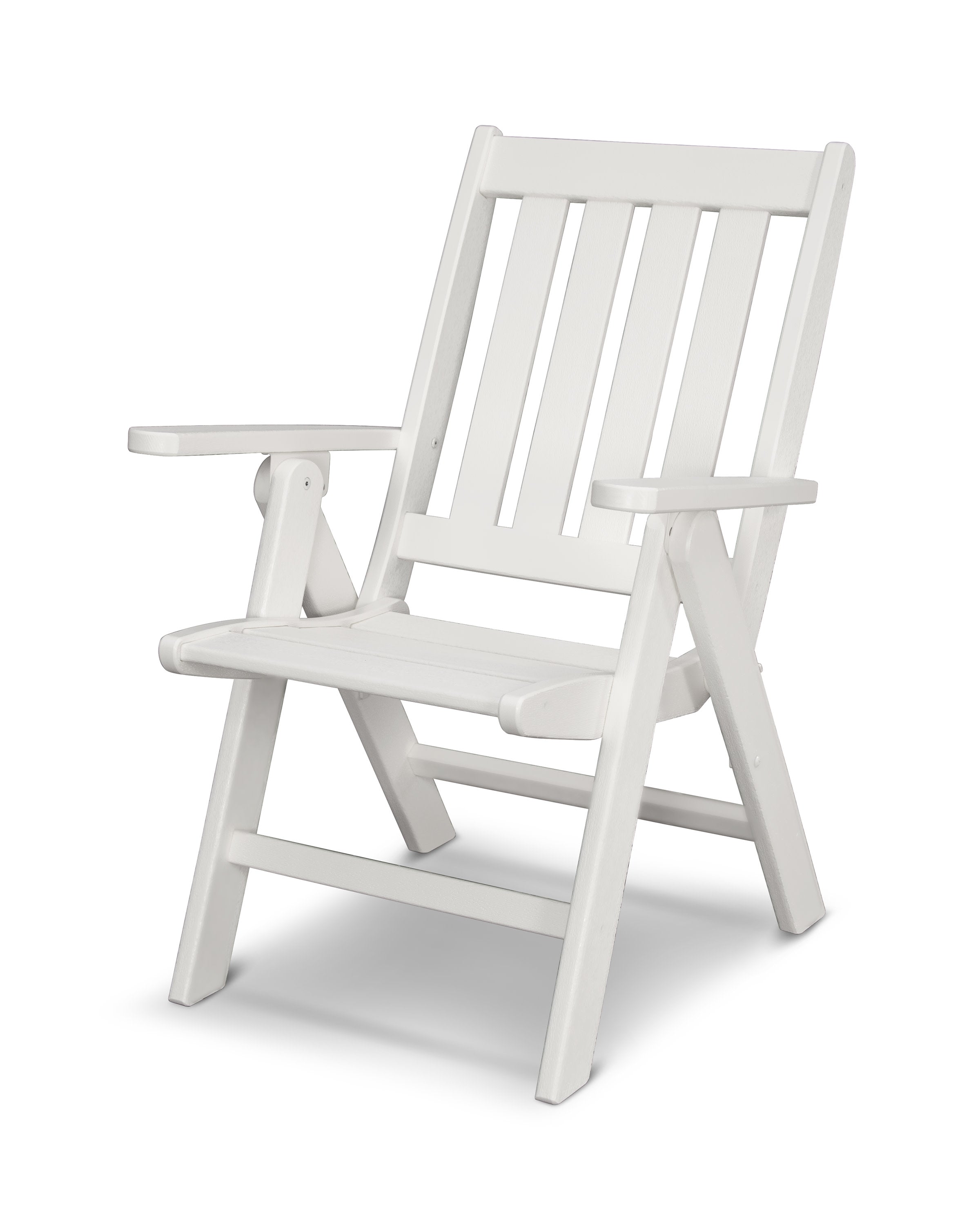 Vineyard Folding Dining Chair in White