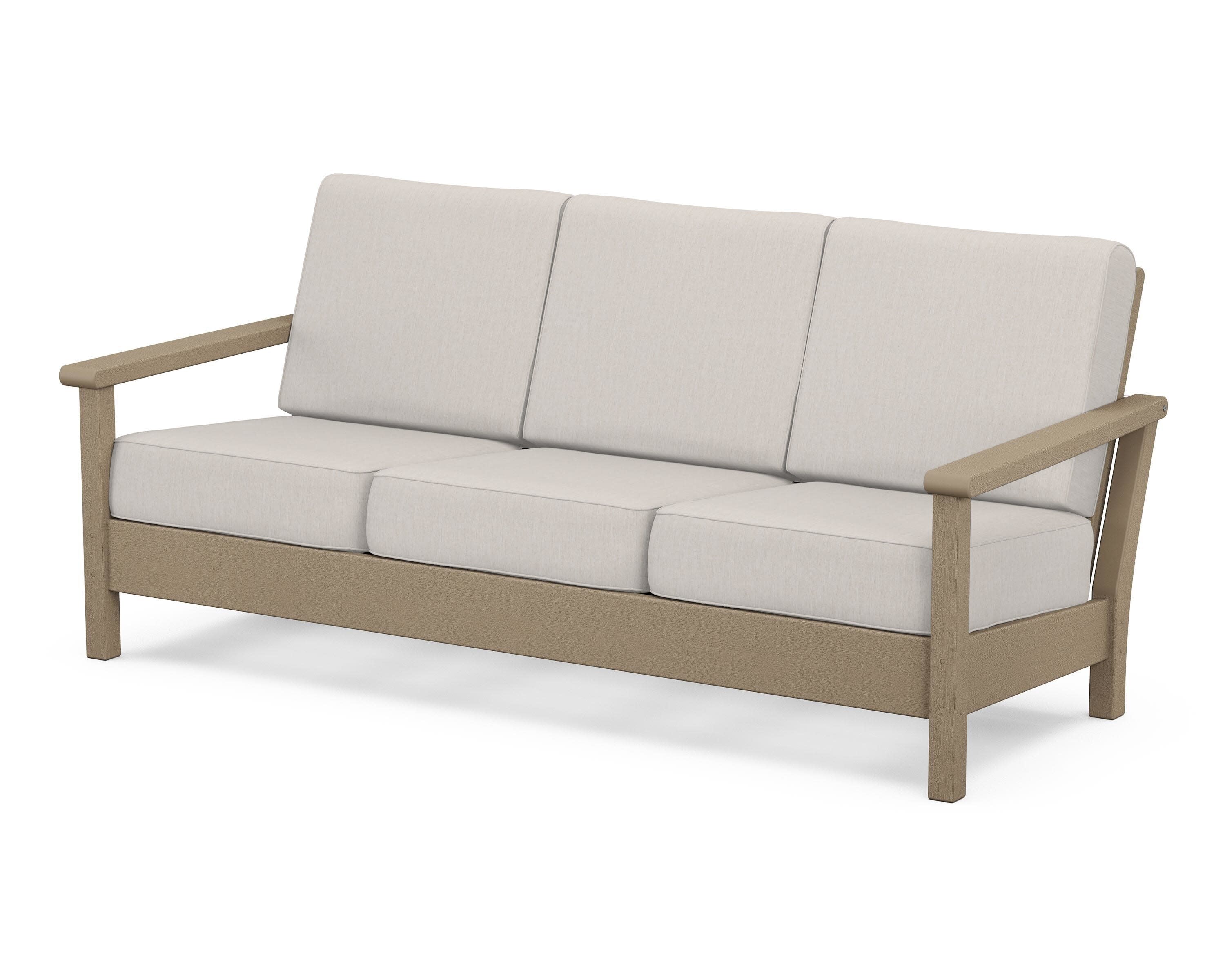 Harbour Deep Seating Sofa in Vintage Sahara / Cast Ash