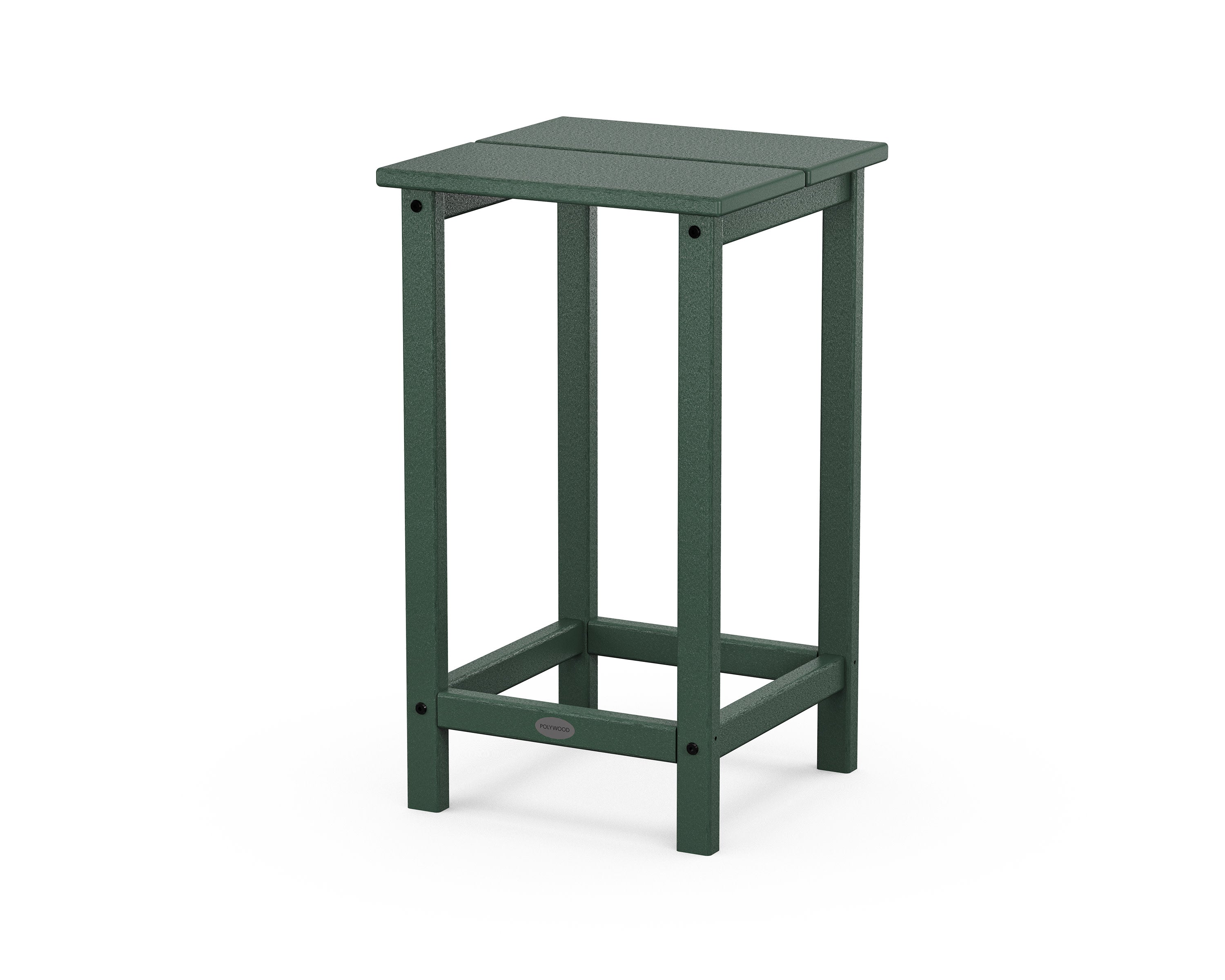 Studio Square Counter Side Table in Green