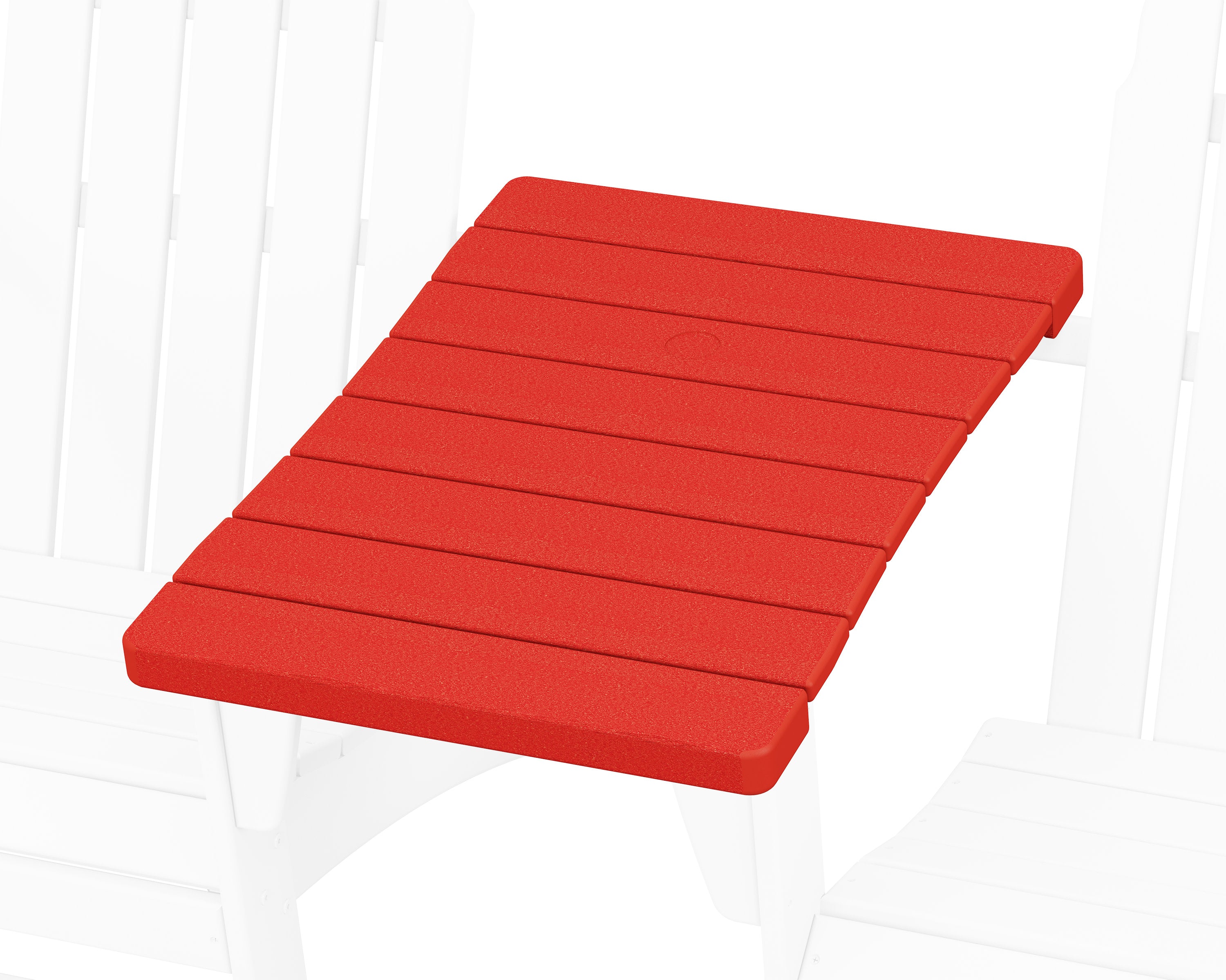 400 Series Straight Adirondack Connecting Table in Sunset Red