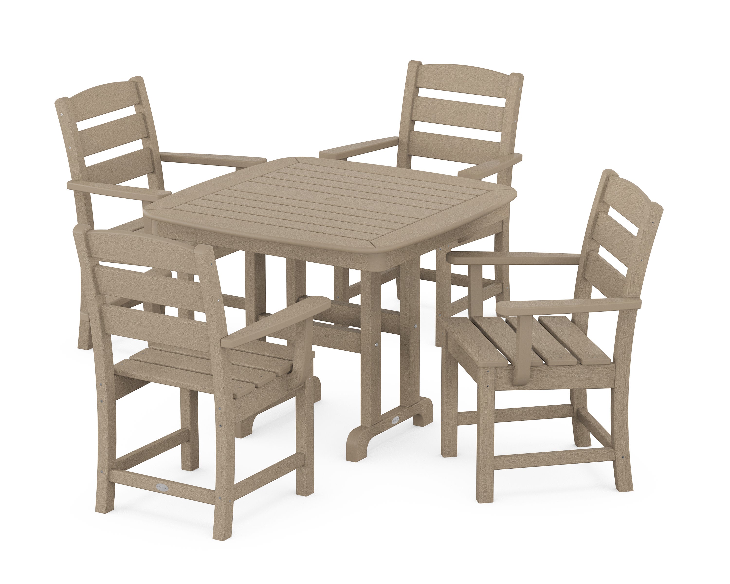 Lakeside 5-Piece Dining Set in Vintage Sahara