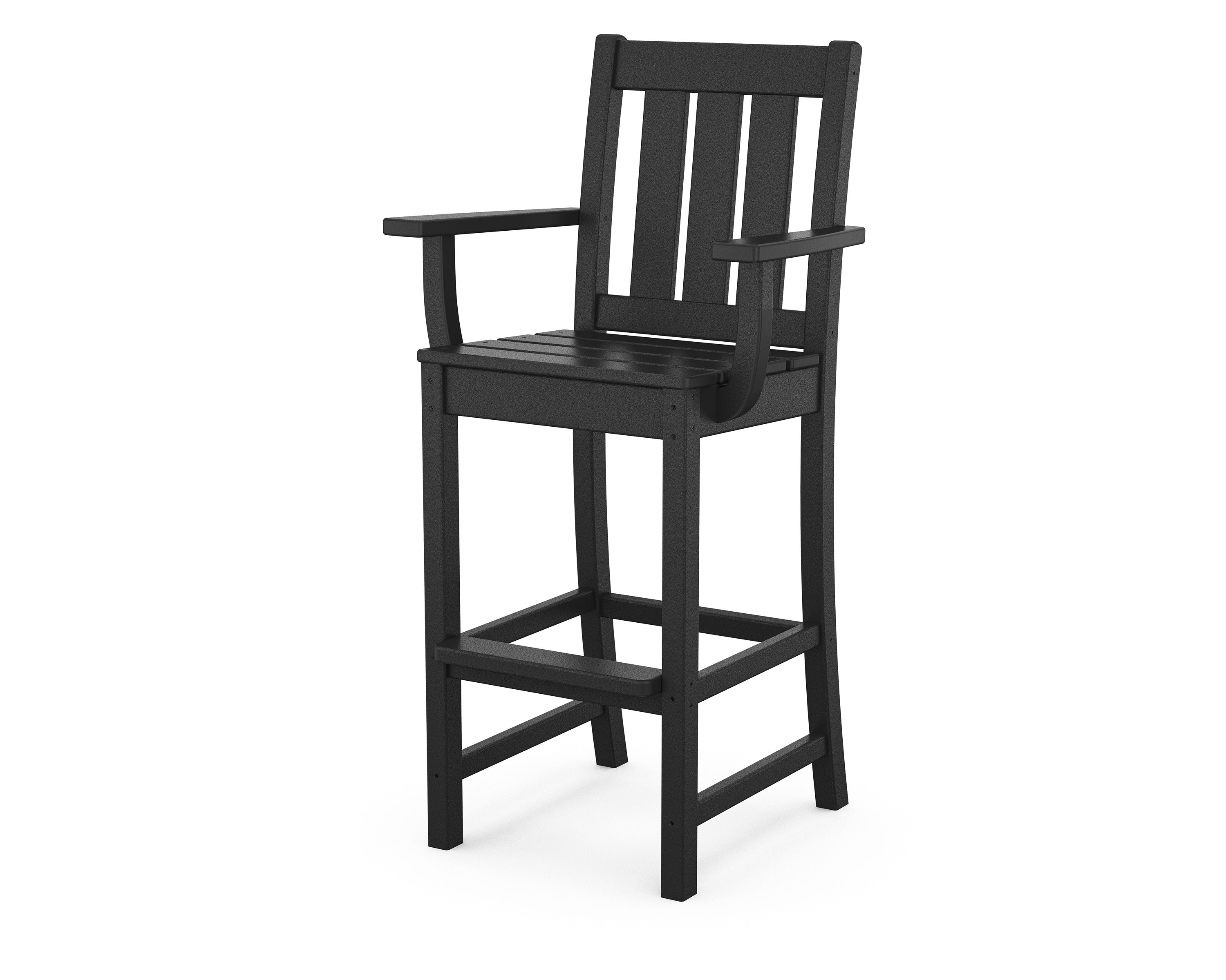 Oxford Bar Arm Chair in Black