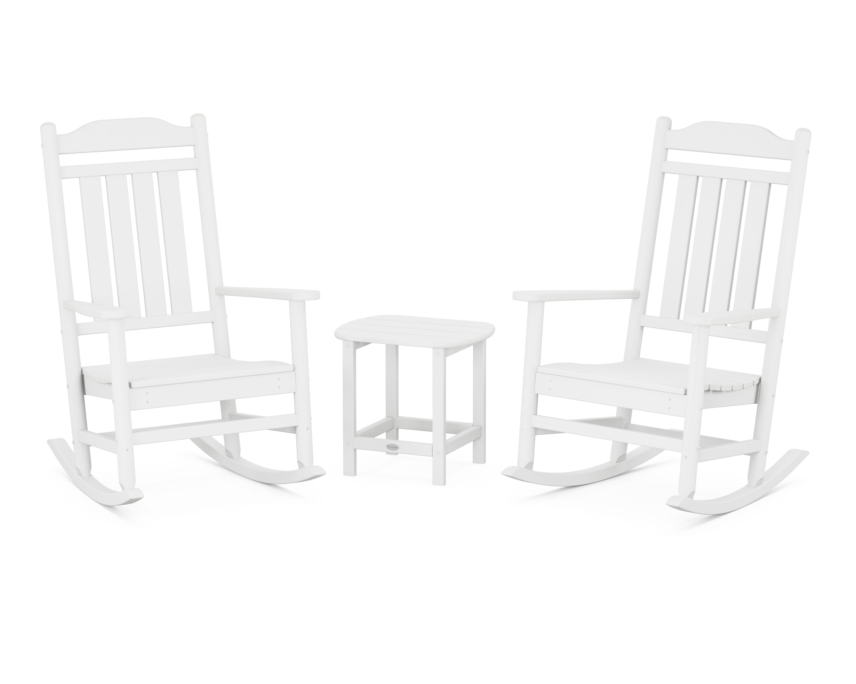 Cottage Legacy Rocking Chair 3-Piece Set in White
