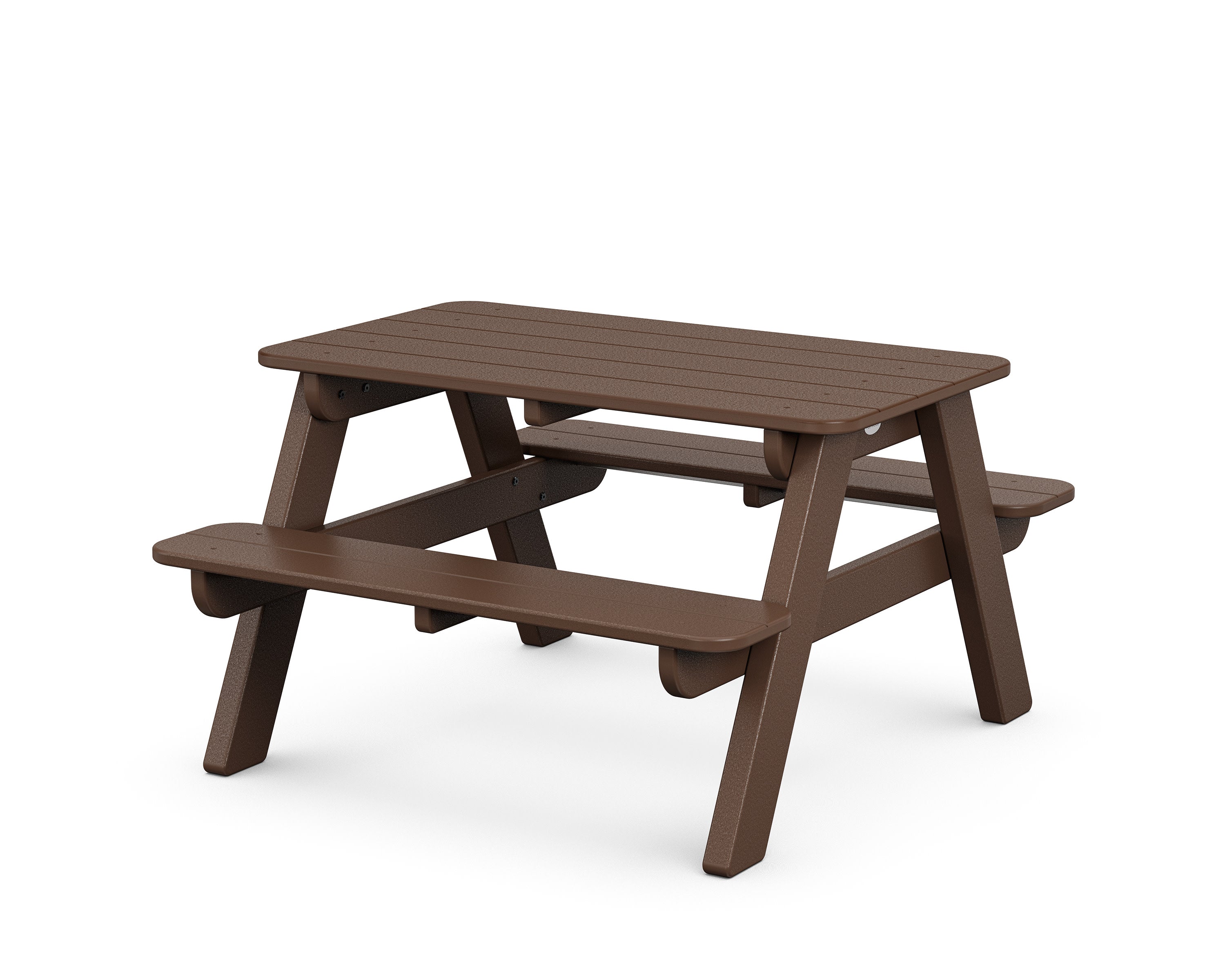 Kids Outdoor Picnic Table in Mahogany
