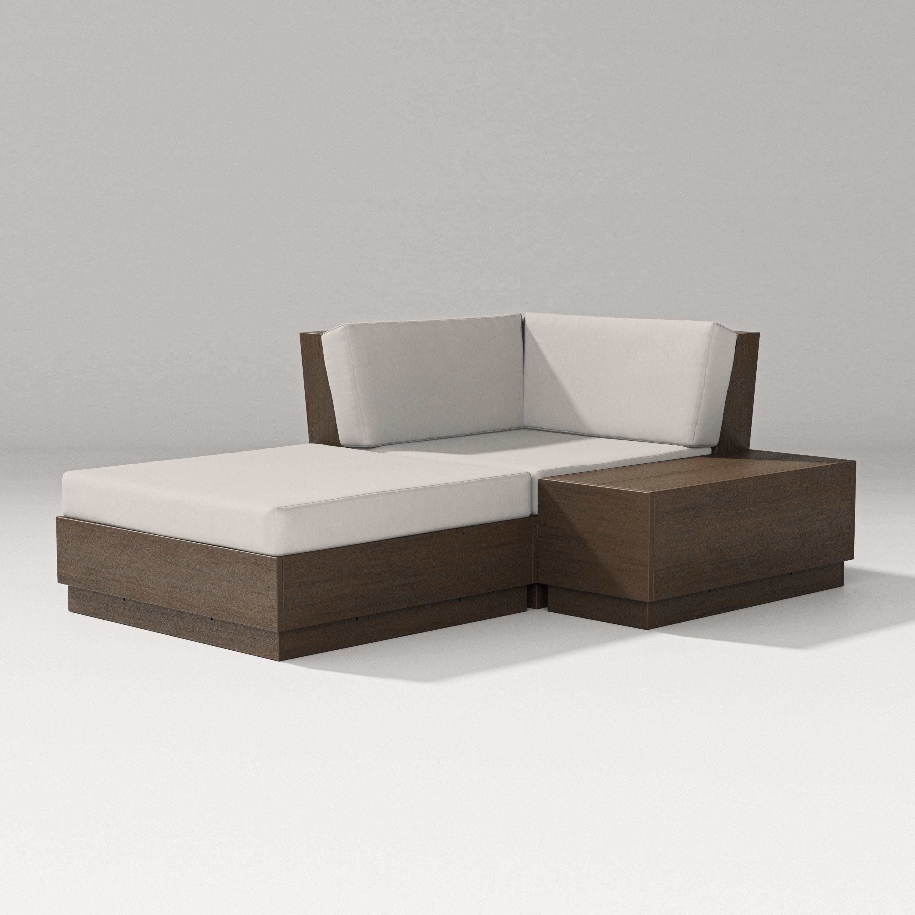 Elevate Corner Chaise in Kona / Cast Ash