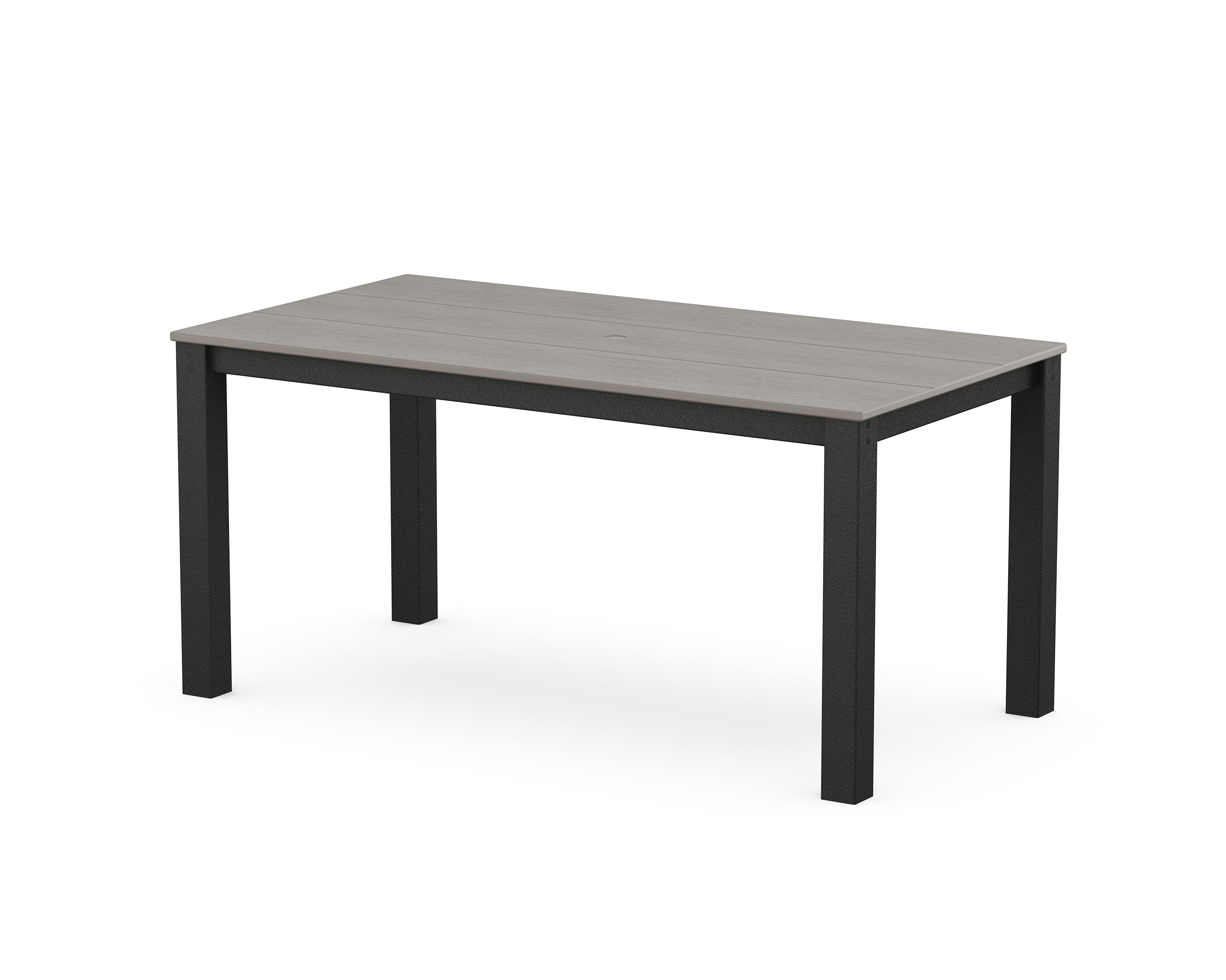 Studio Parsons 34" X 64" Dining Table in Black / Driftwood