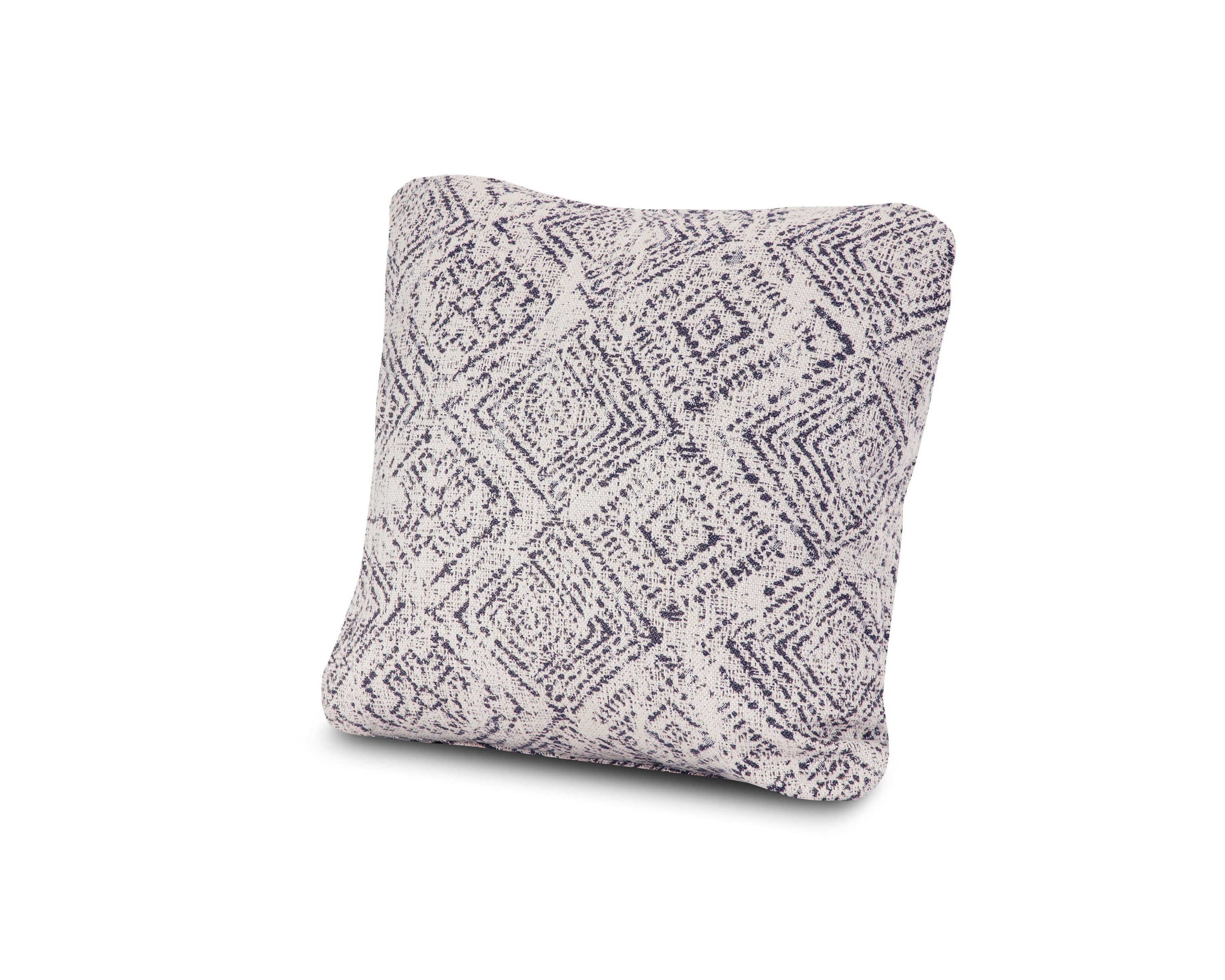 18" Outdoor Throw Pillow in Leona Indigo
