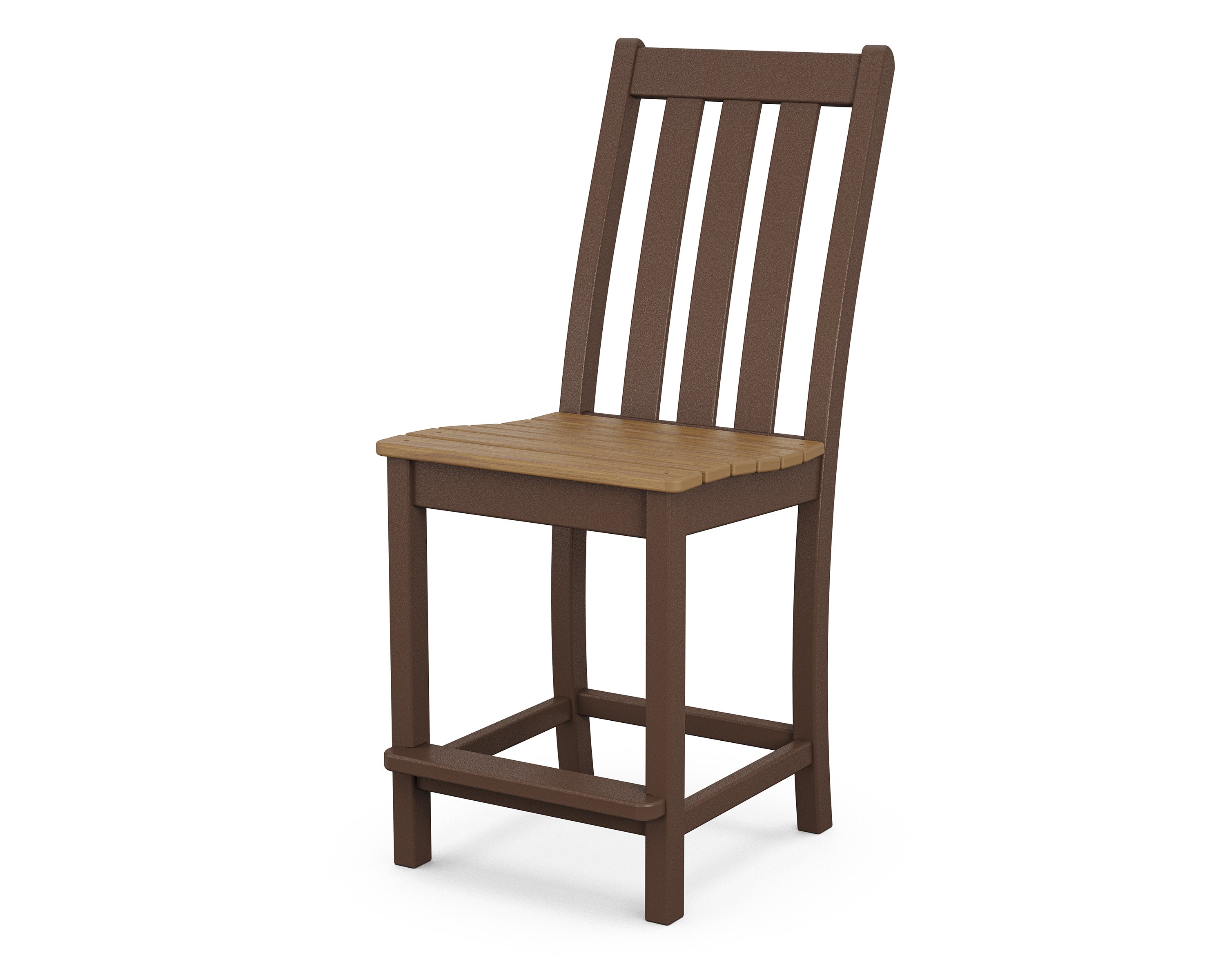 Vineyard Counter Side Chair in Mahogany / Natural