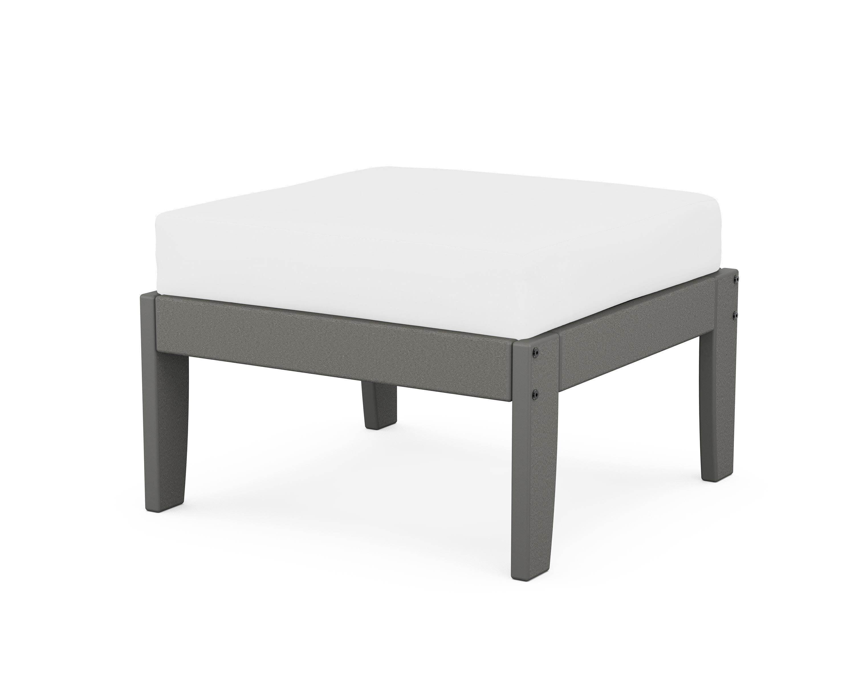 Modular Ottoman - Classic in Slate Grey / Natural