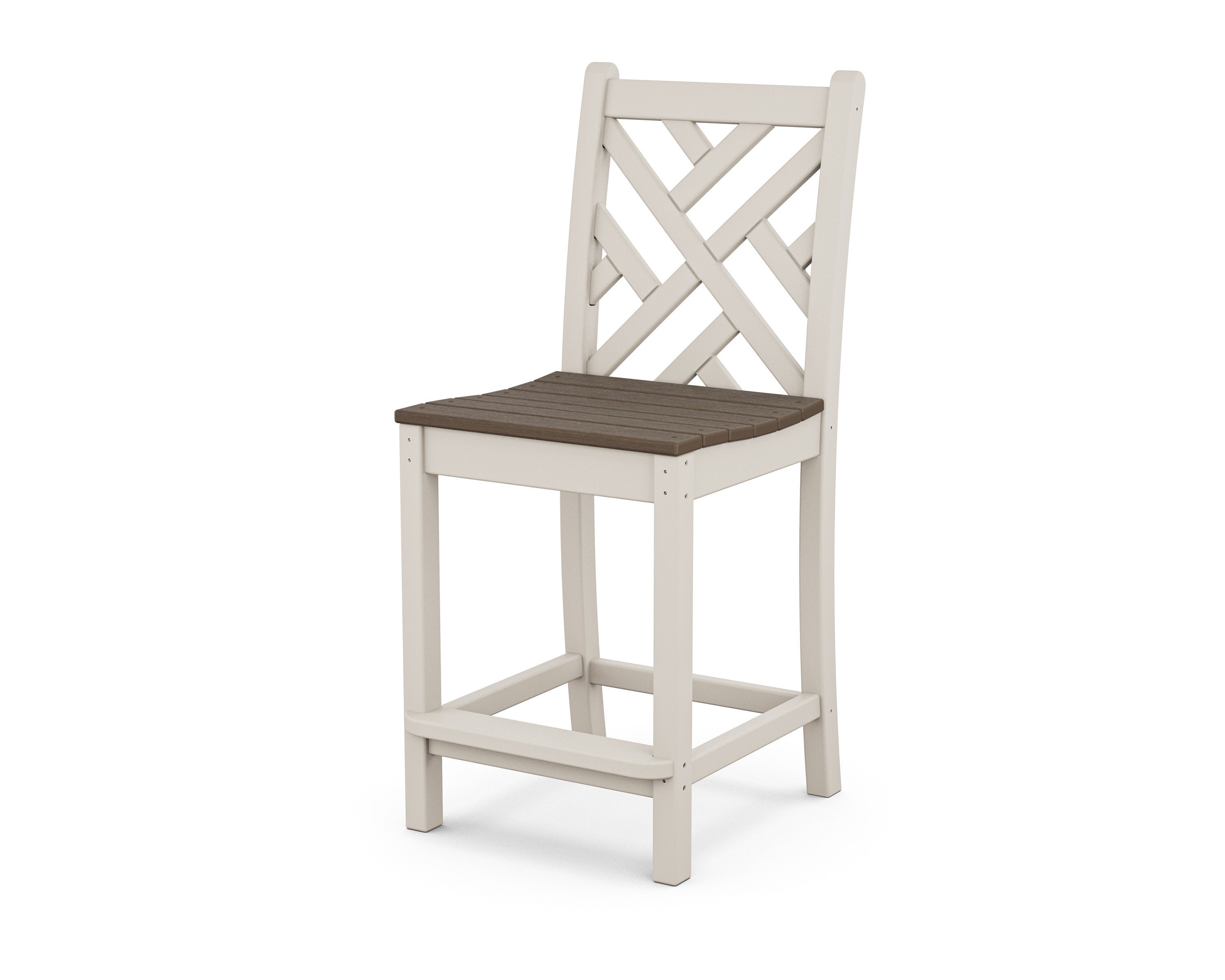 Chippendale Counter Side Chair in Sand / Kona