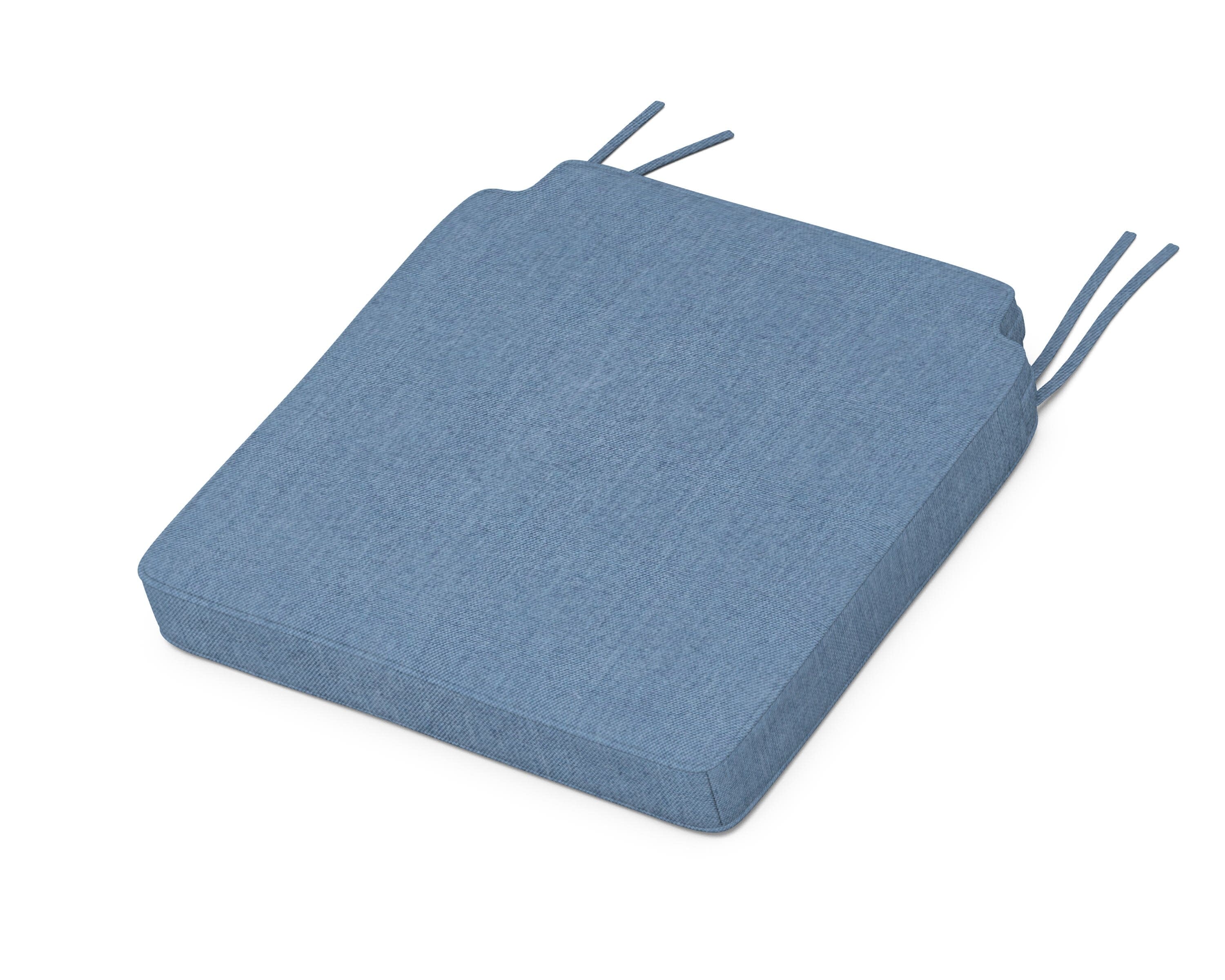 Acadia Dining Side Seat Cushion in Sky Blue