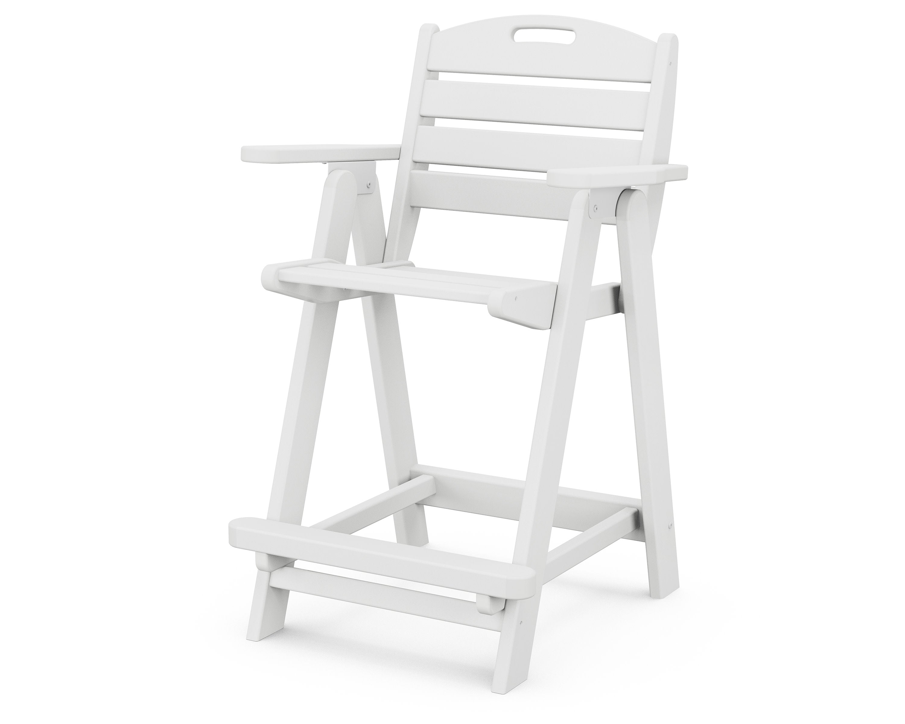 Nautical Counter Chair in White