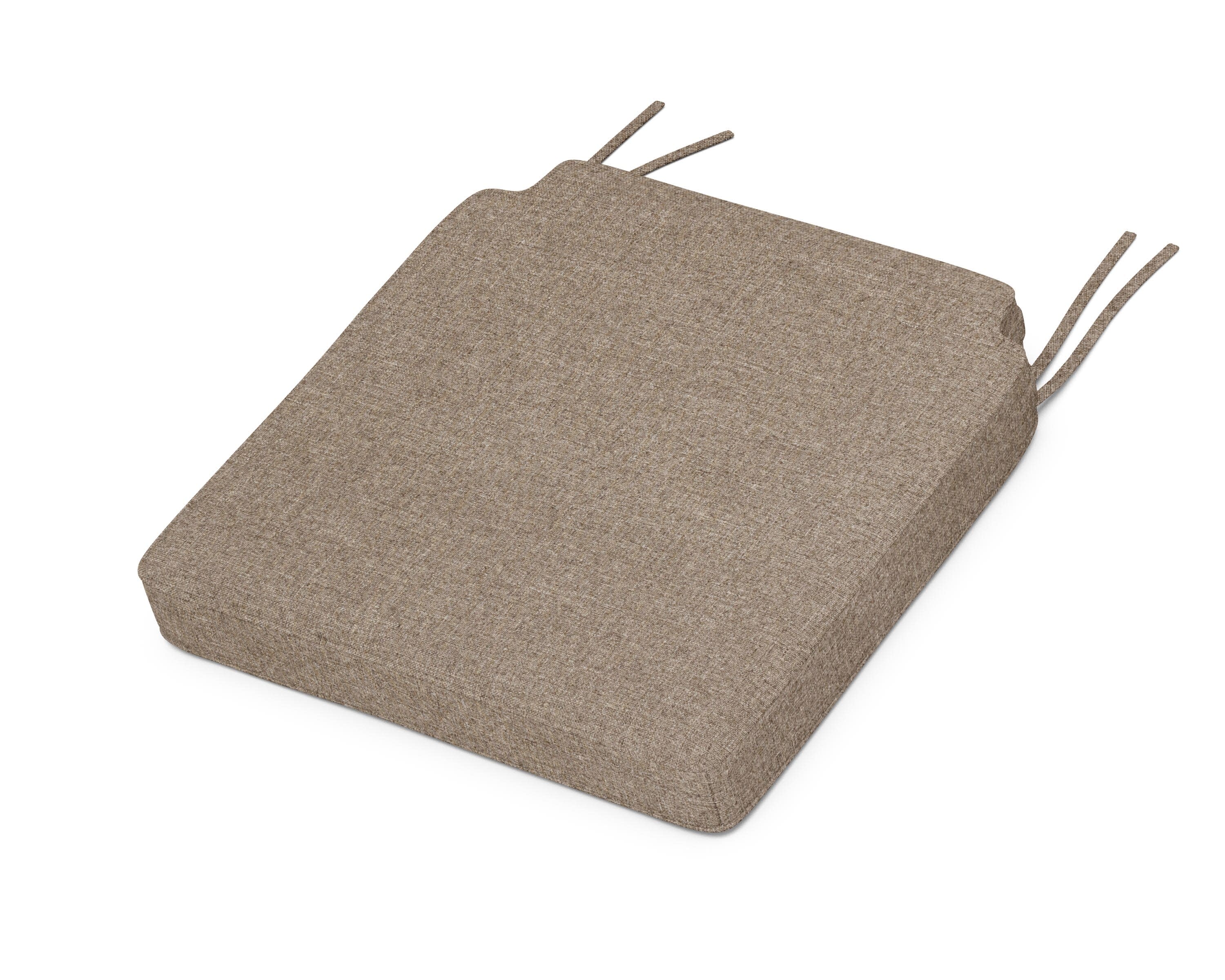 Acadia Dining Side Seat Cushion in Spiced Burlap