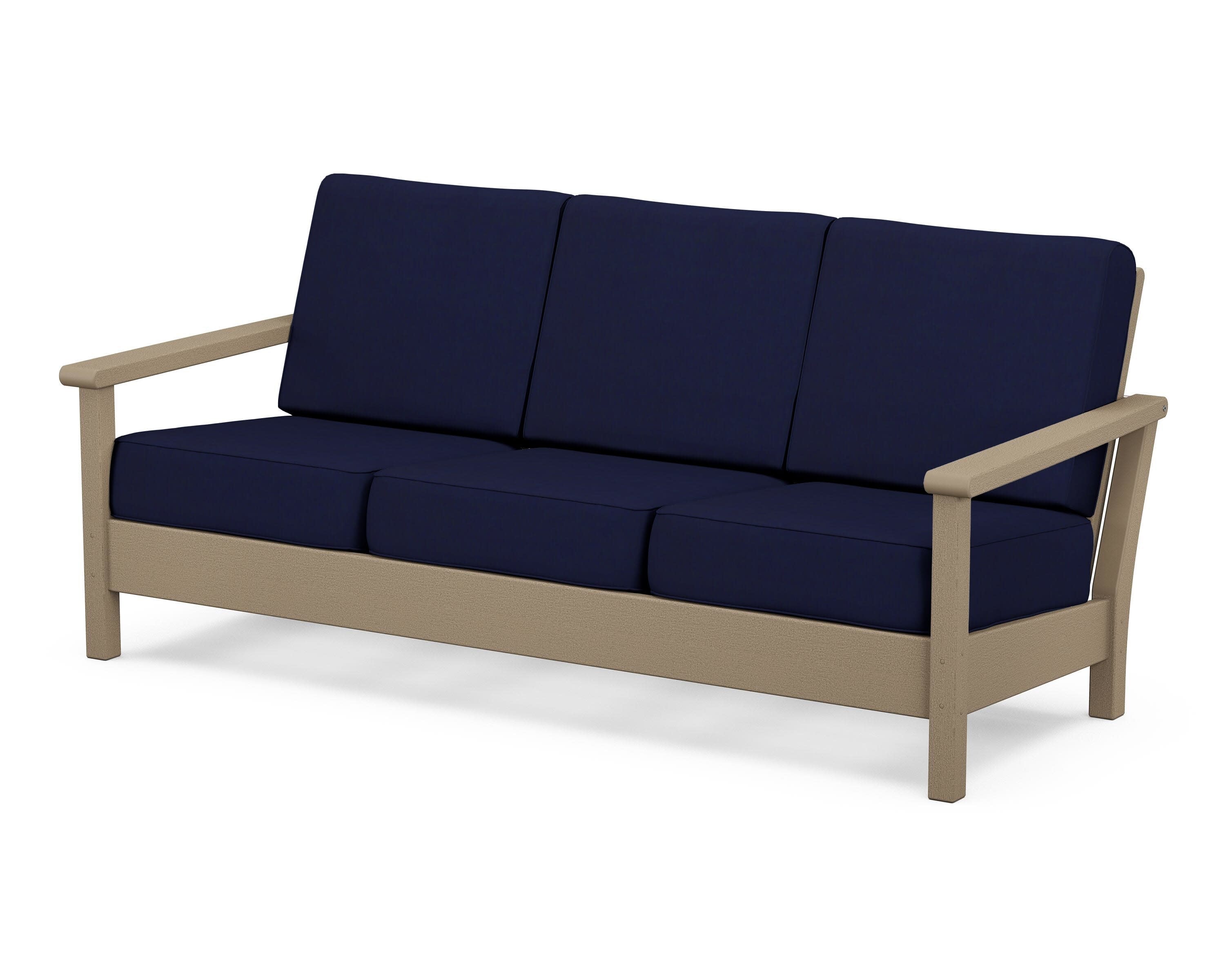 Harbour Deep Seating Sofa in Vintage Sahara / Navy