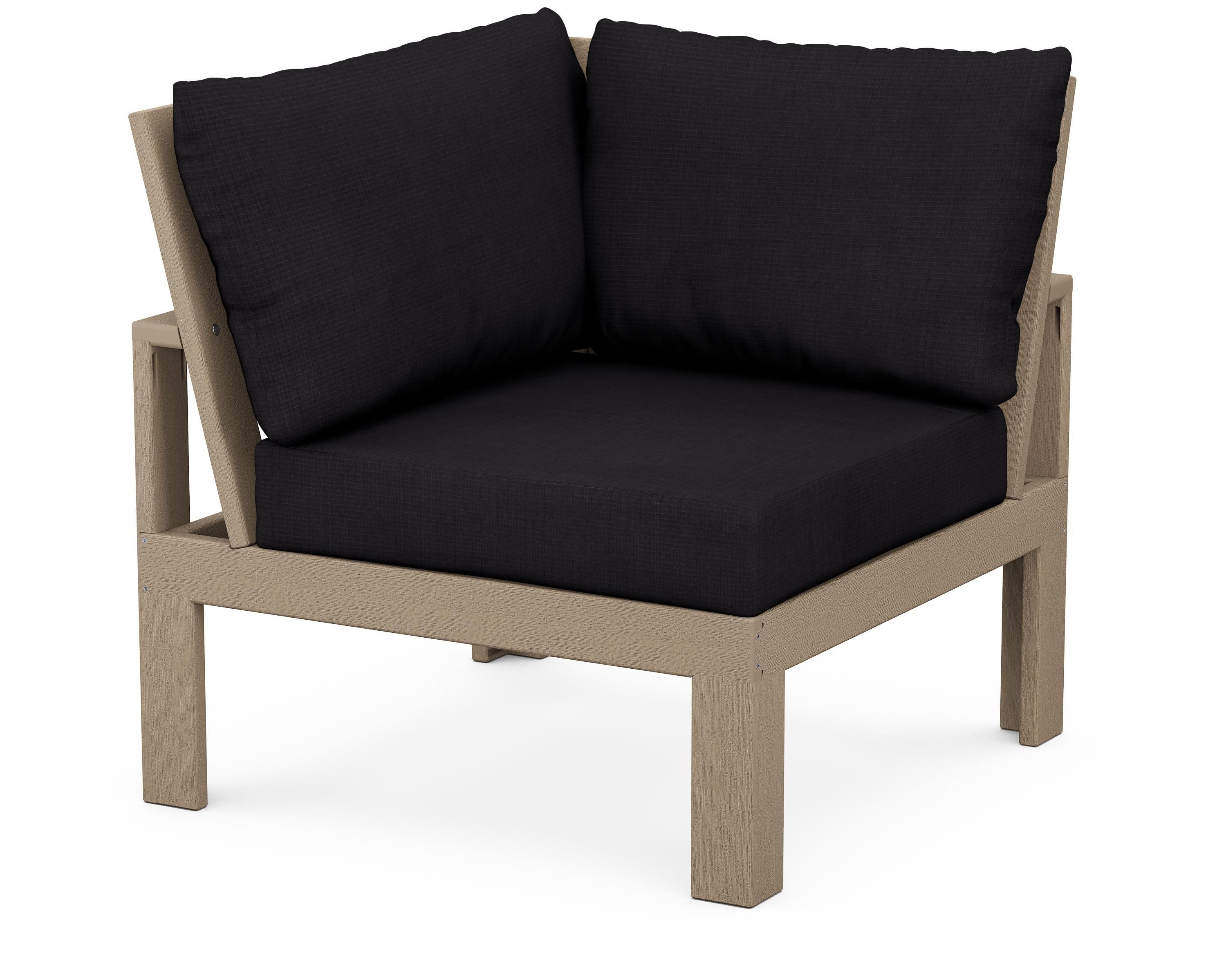 Modular Corner Chair in Vintage Sahara / Midnight Linen