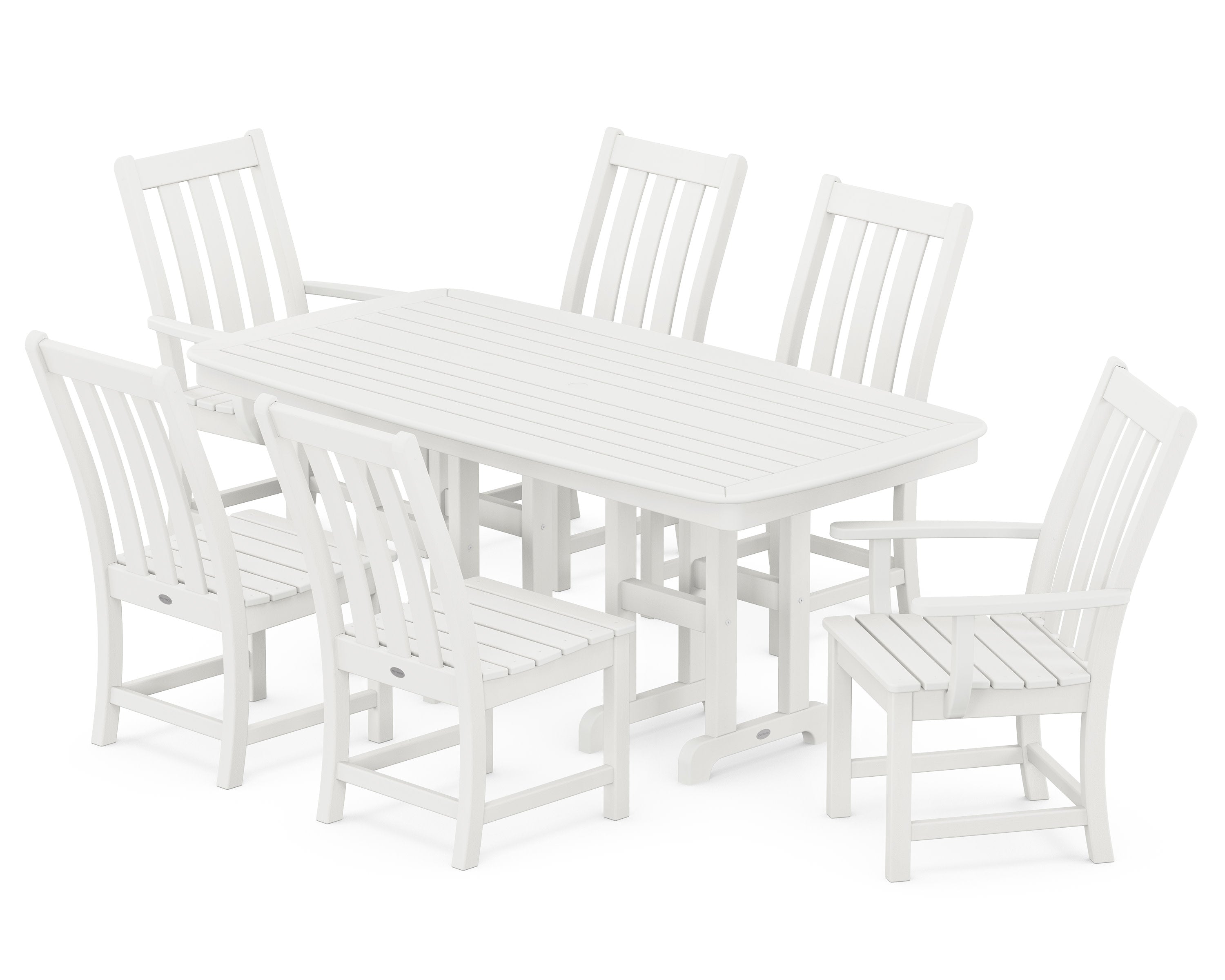 Vineyard 7-Piece Dining Set in Vintage White