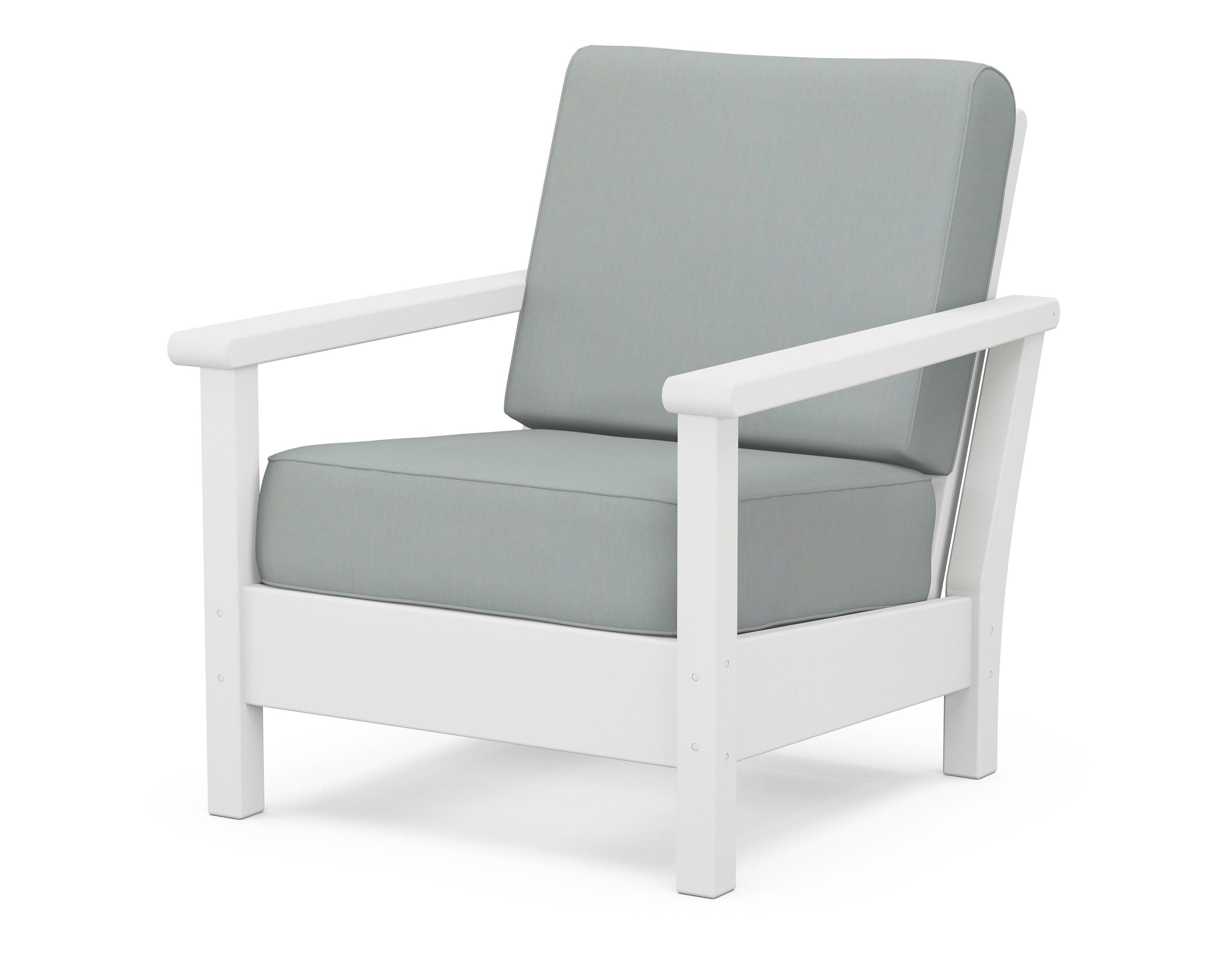 Harbour Deep Seating Chair in White / Spa