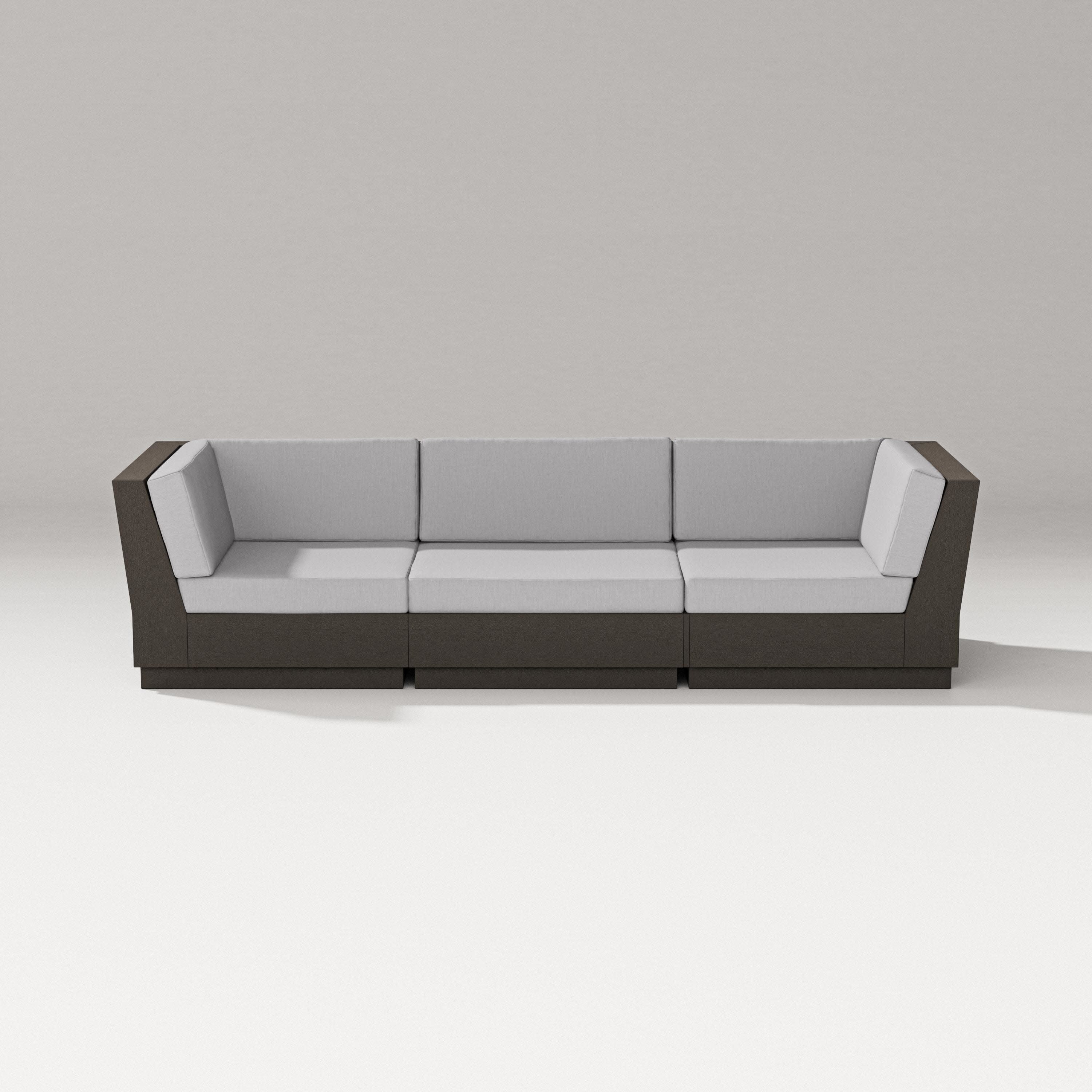 Elevate Sofa Sectional in Vintage Coffee / Granite