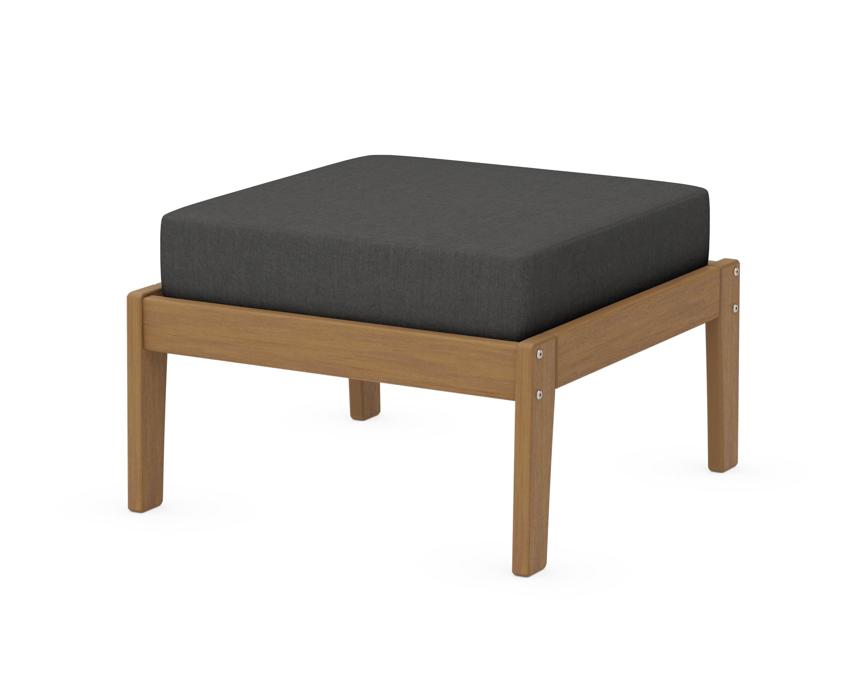 Deep Seating Ottoman in Natural / Spectrum Carbon