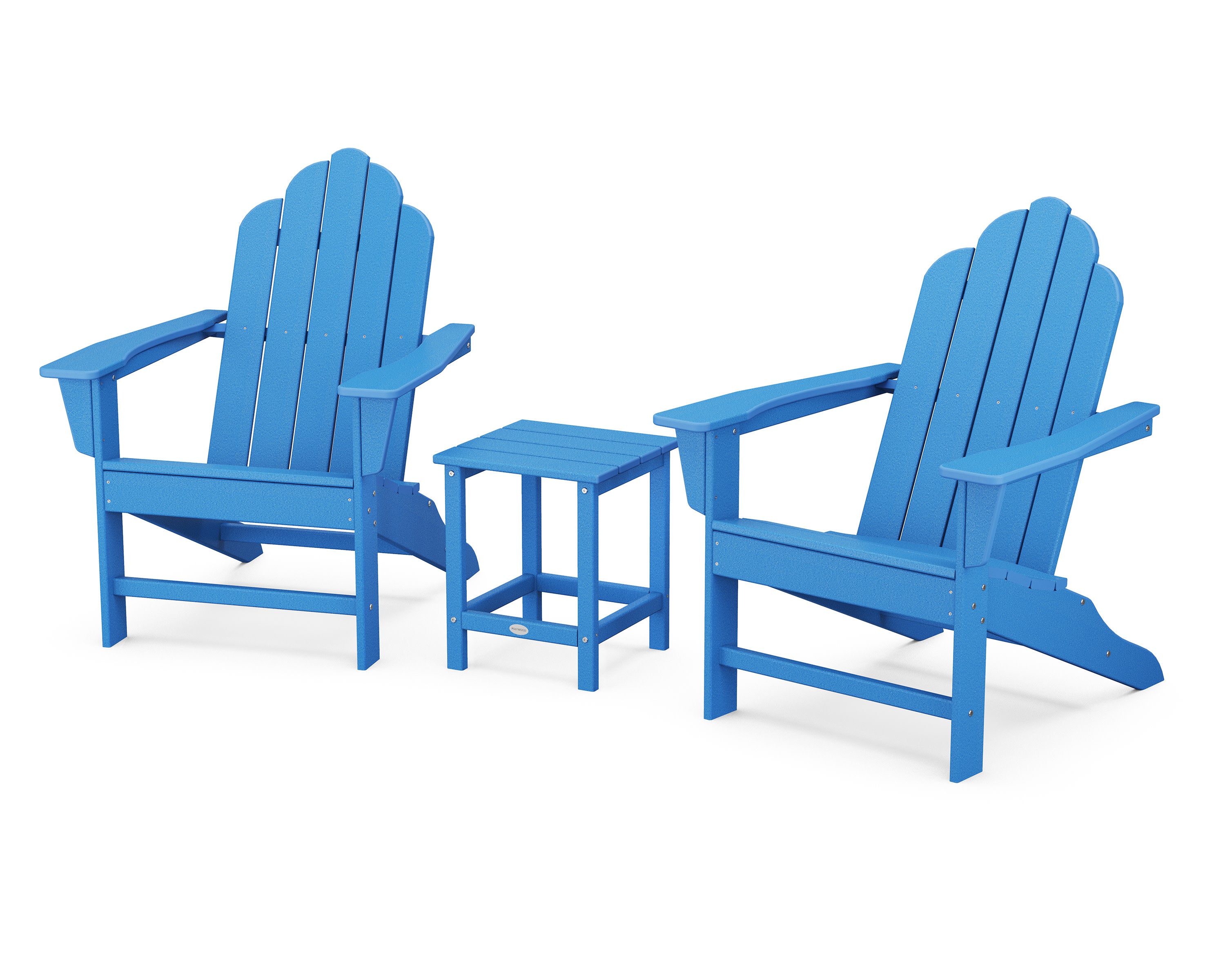 Long Island Adirondack 3-Piece Set in Pacific Blue