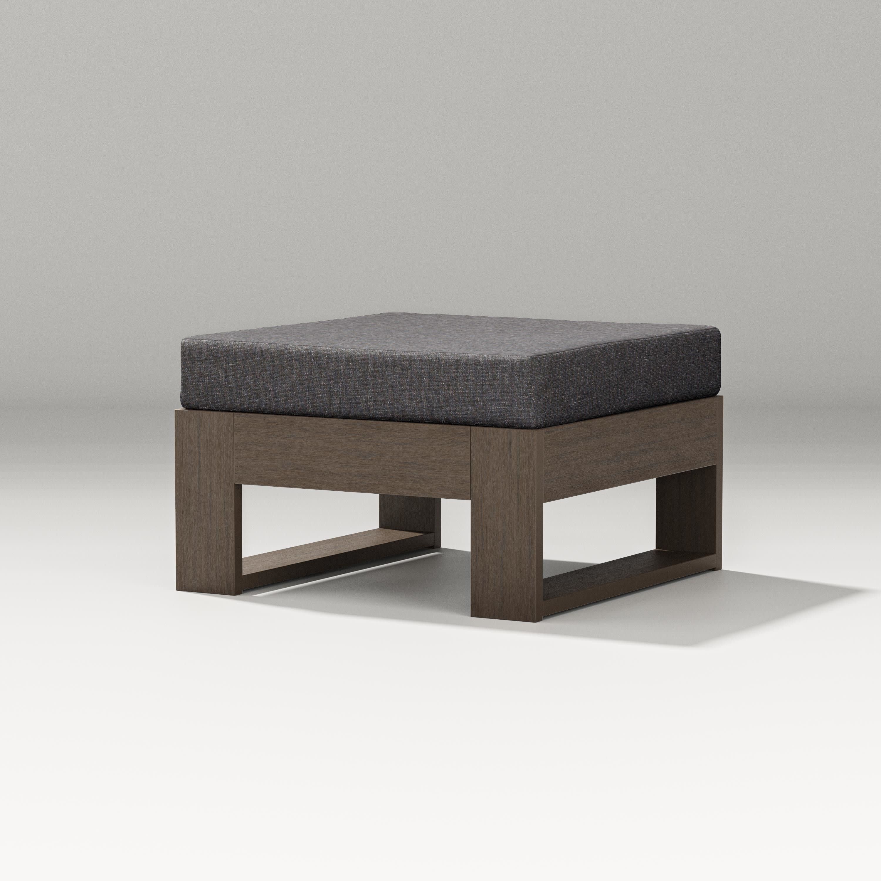 Latitude Lounge Ottoman in Kona / Ash Charcoal