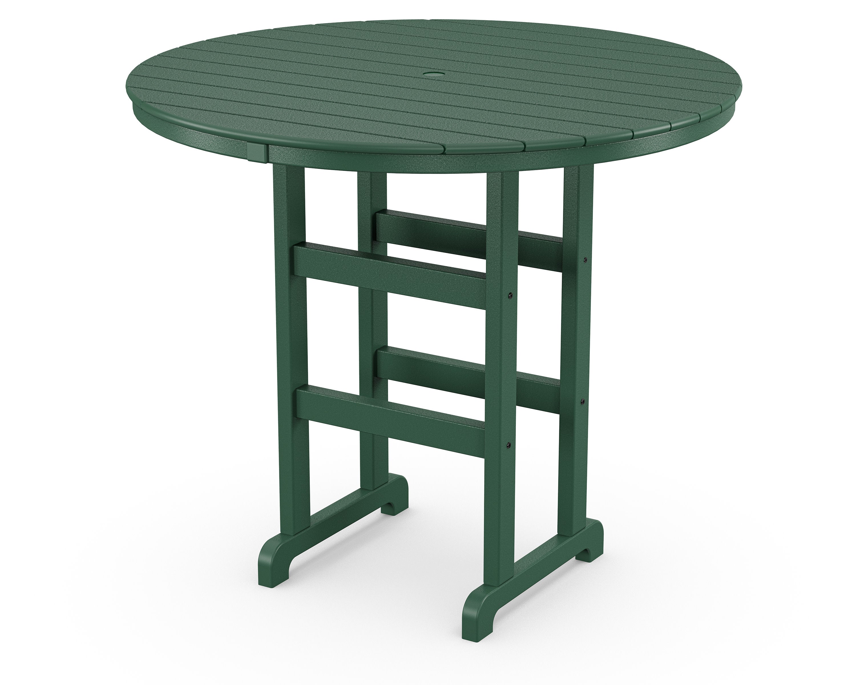 48" Round Farmhouse Bar Table in Green