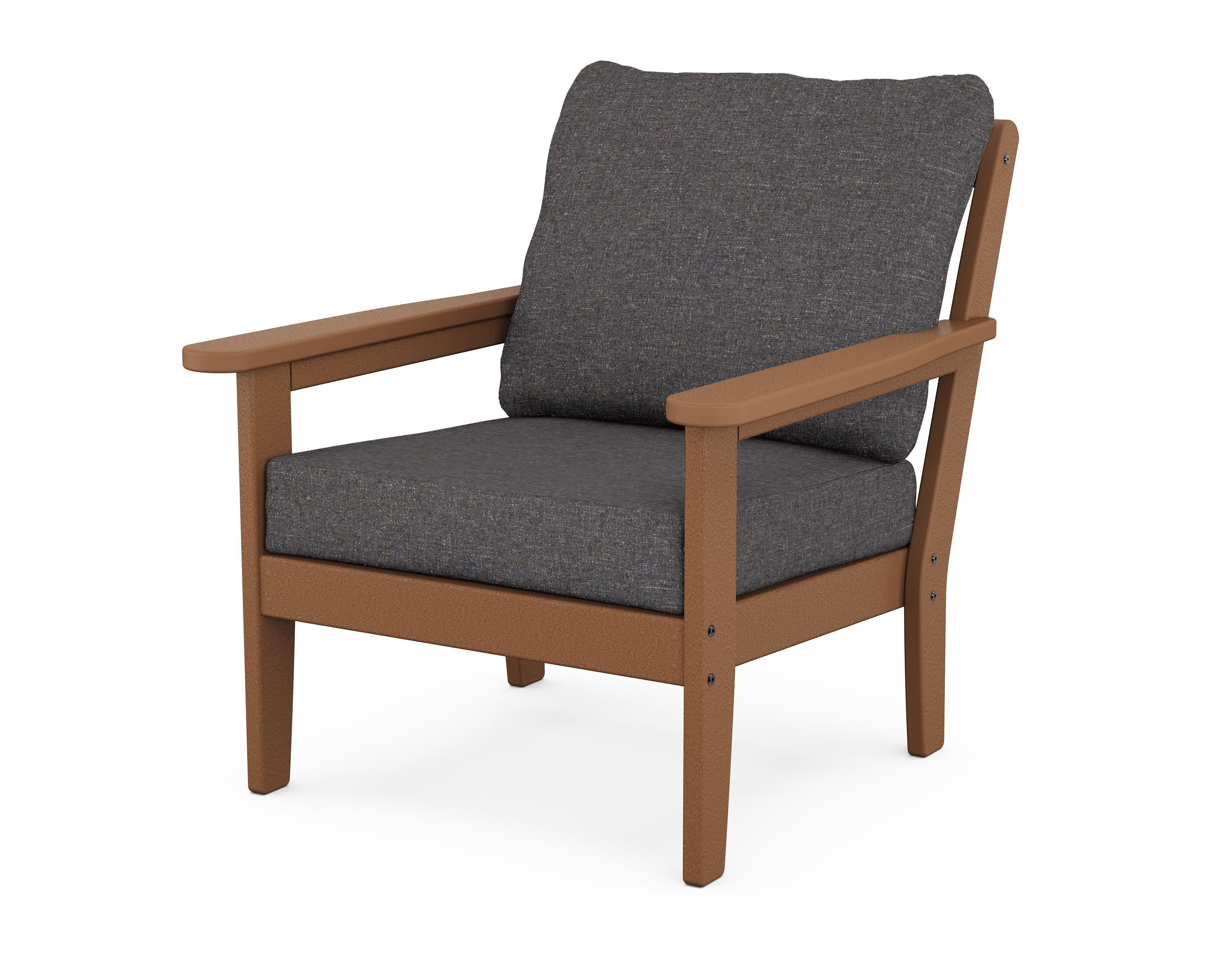 Cottage Deep Seating Chair in Teak / Ash Charcoal