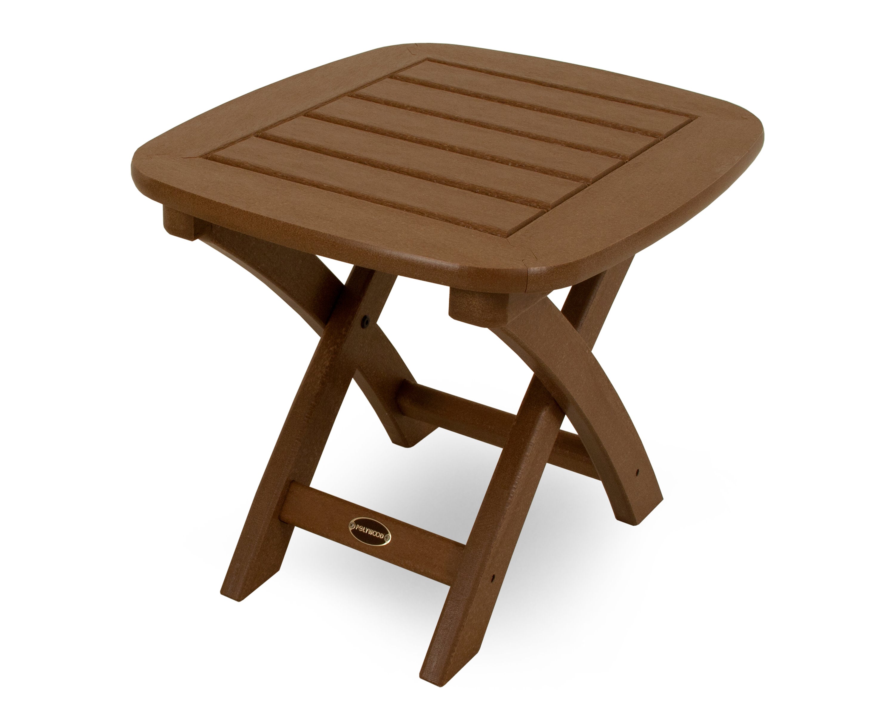 Nautical 21" x 18" Side Table in Teak