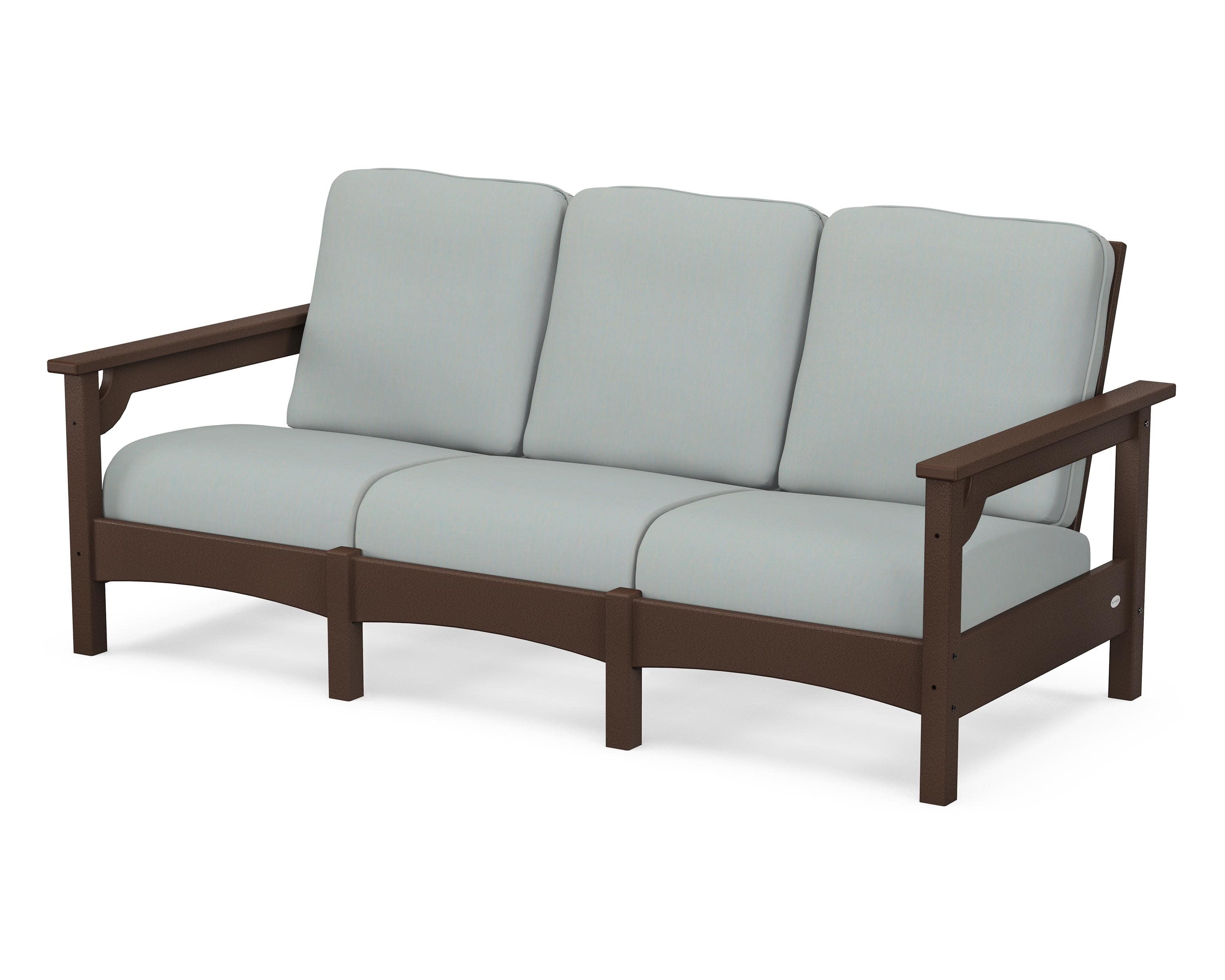 Club Sofa in Mahogany / Spa