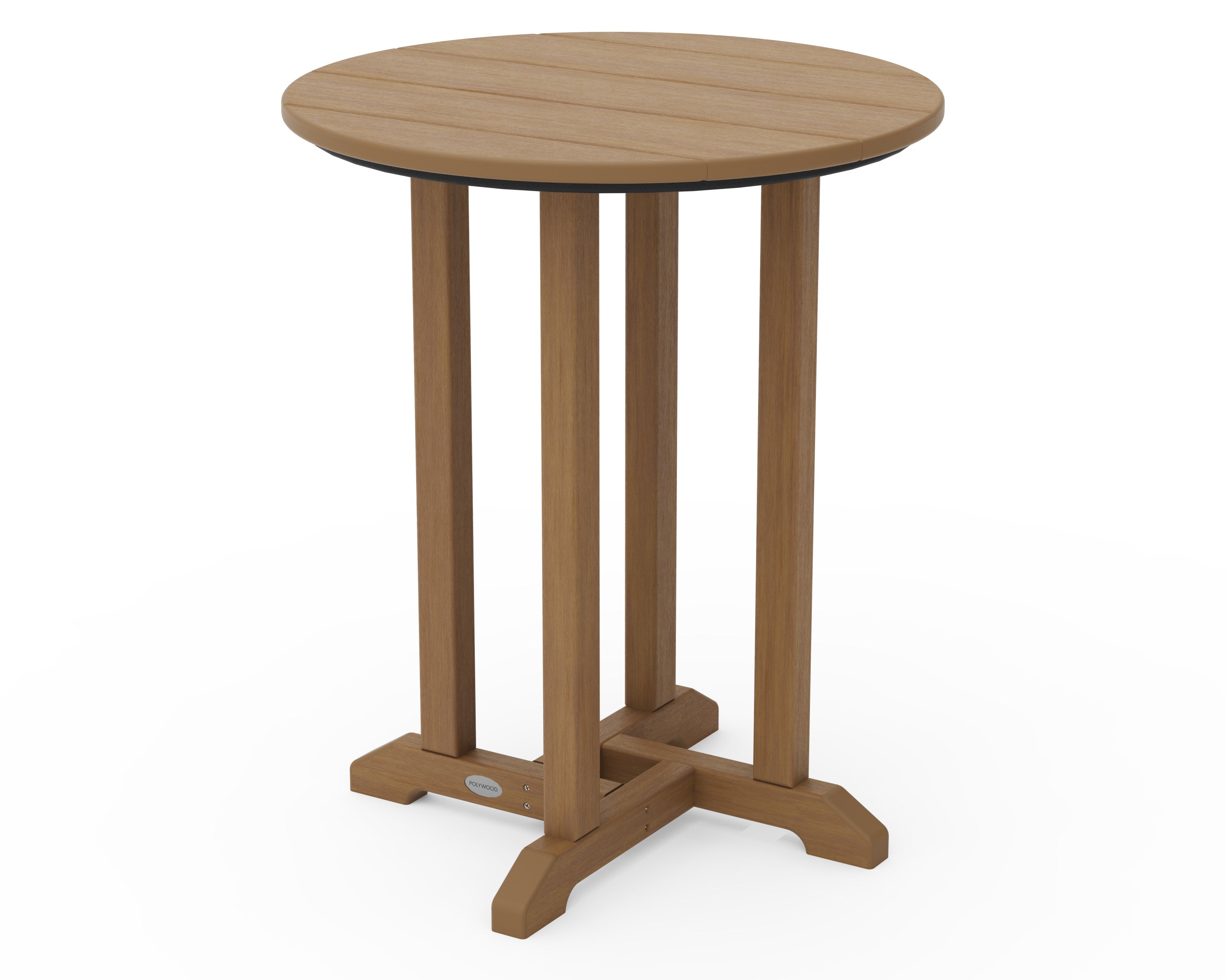 24" Round Farmhouse Bistro Table in Natural