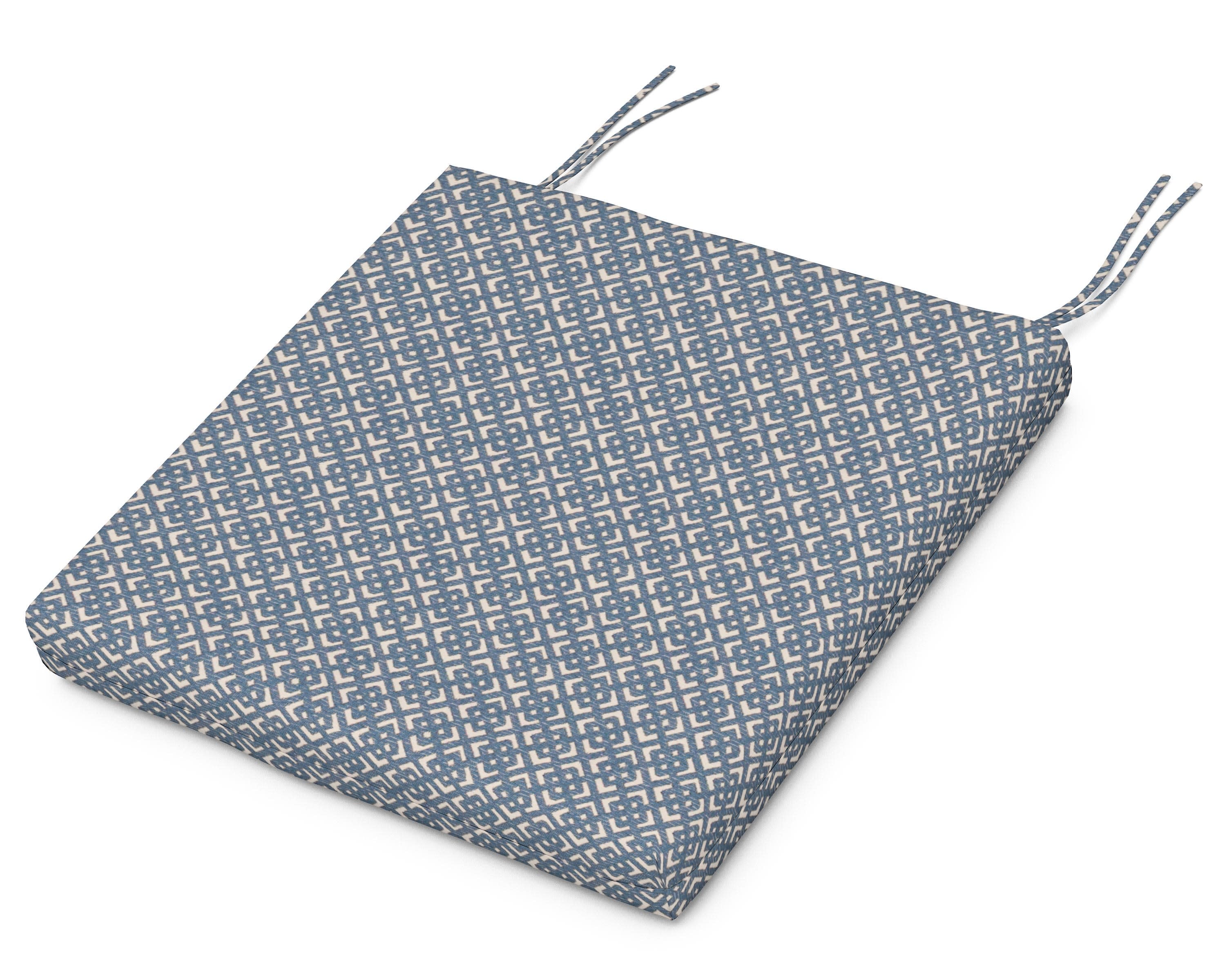 Seat Cushion 17"D x 20.75"W x 2.5"H in Hopscotch