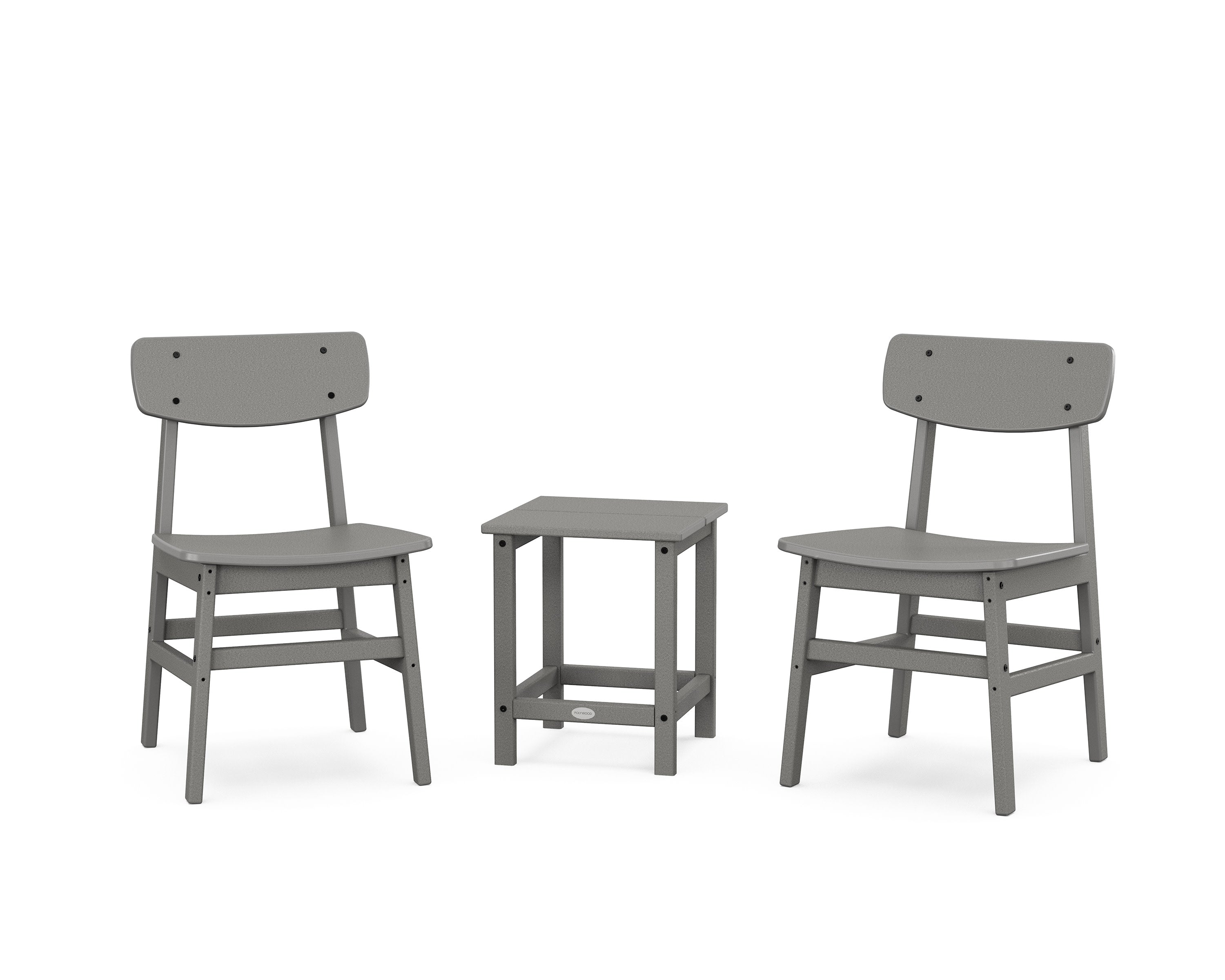Modern Studio Urban Chair 3-Piece Seating Set in Slate Grey