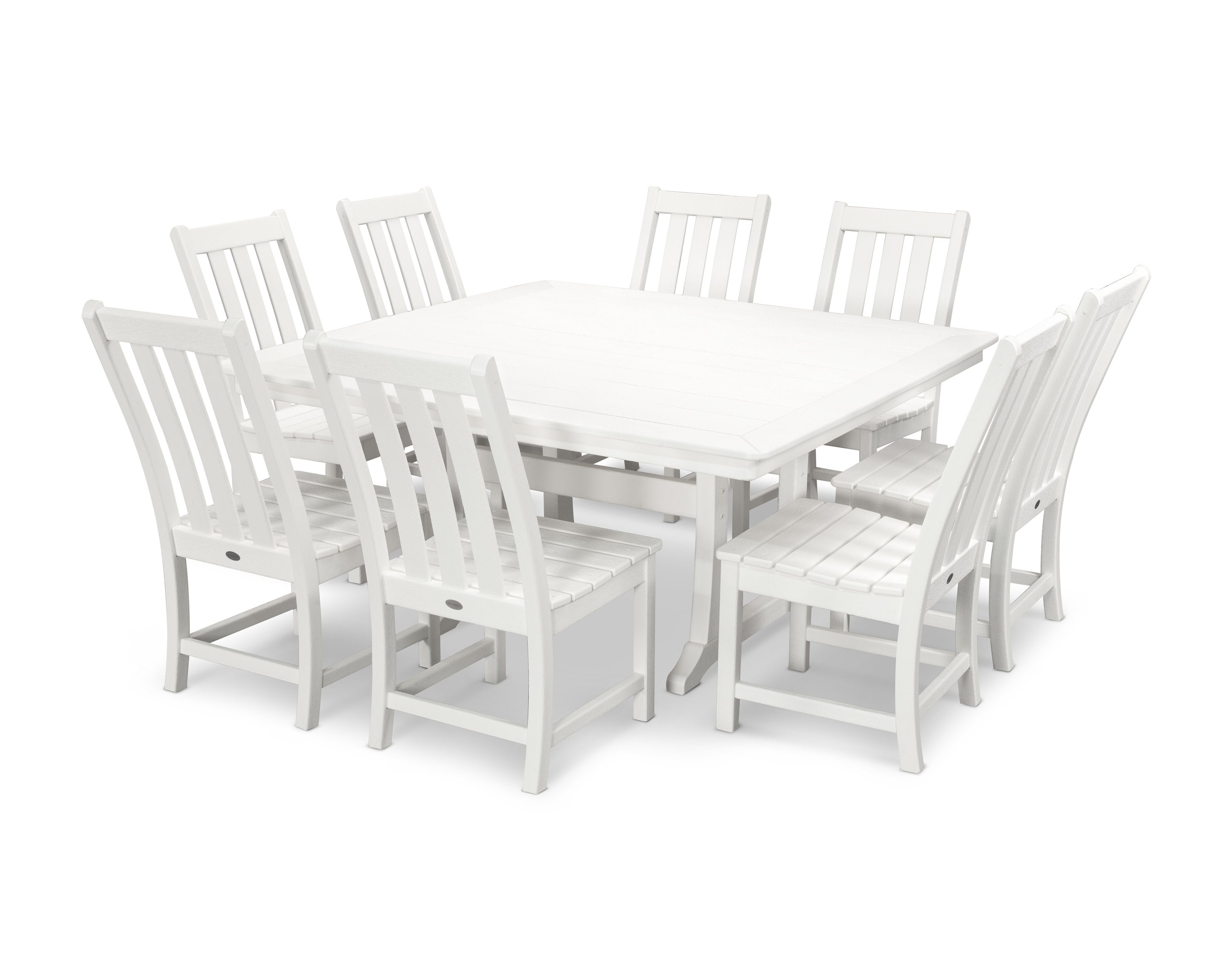 Vineyard 9-Piece Dining Set in Vintage White