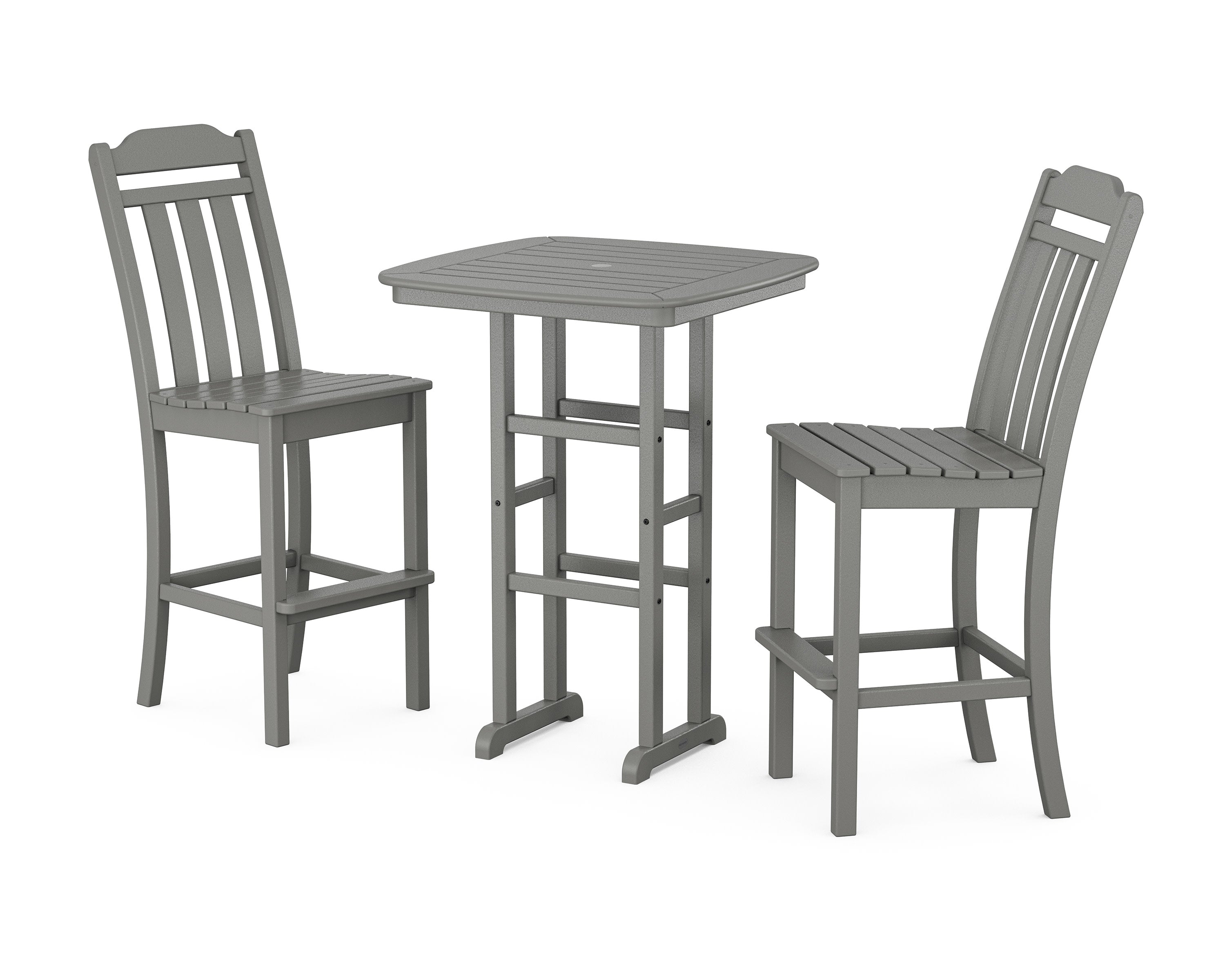 Cottage 3-Piece Bar Set in Slate Grey