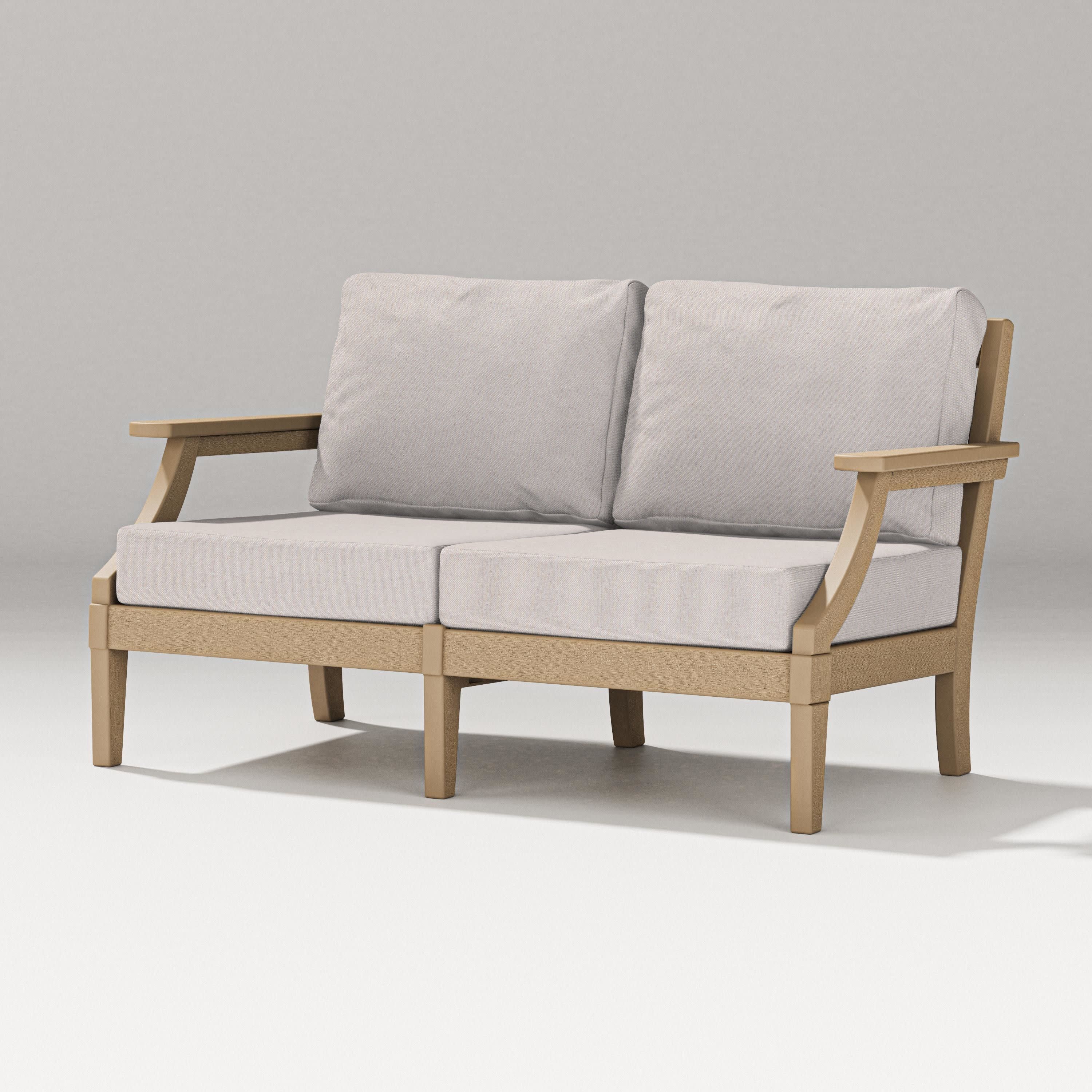 Estate Loveseat in Vintage Sahara / Dune Burlap
