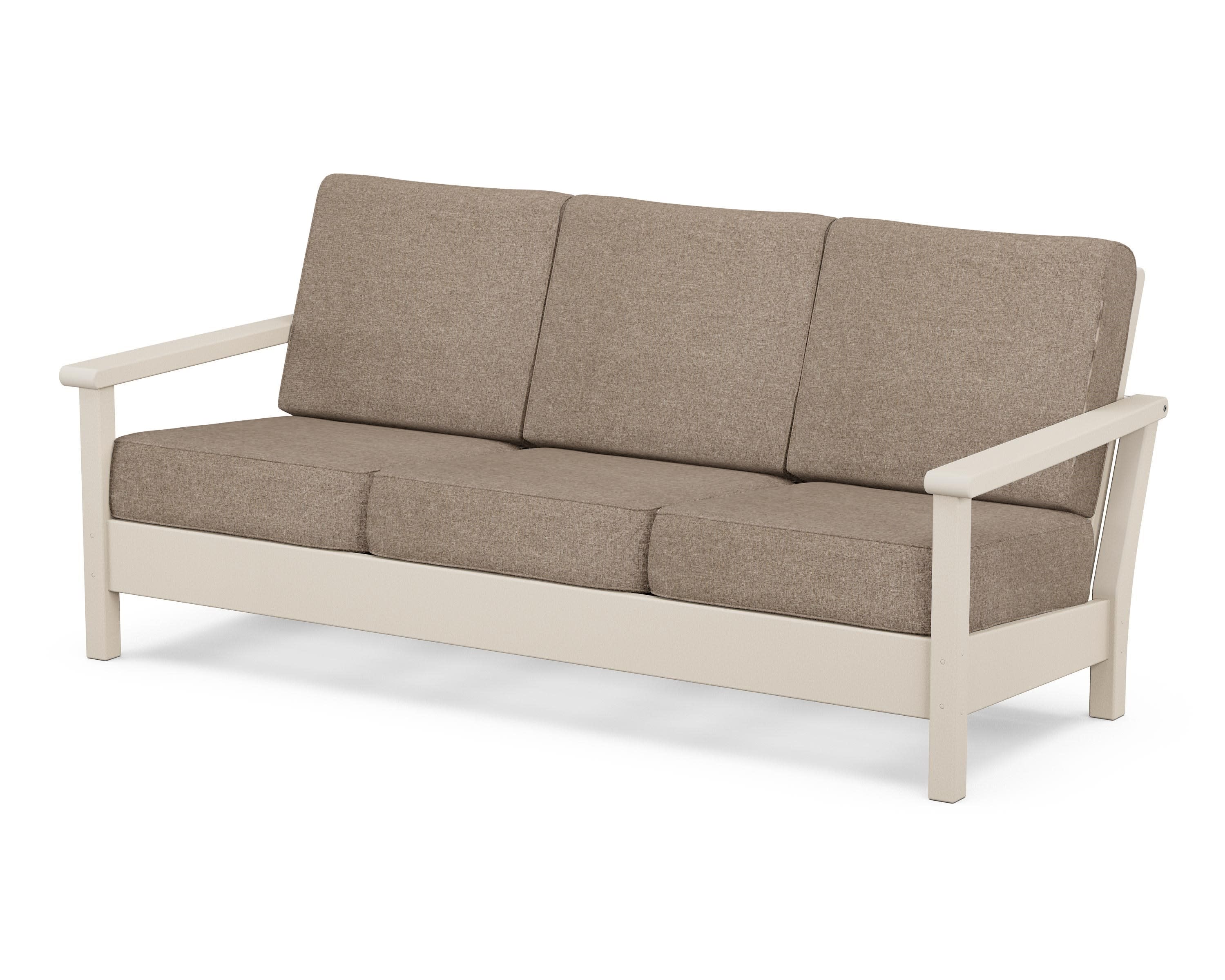 Harbour Deep Seating Sofa in Sand / Spiced Burlap