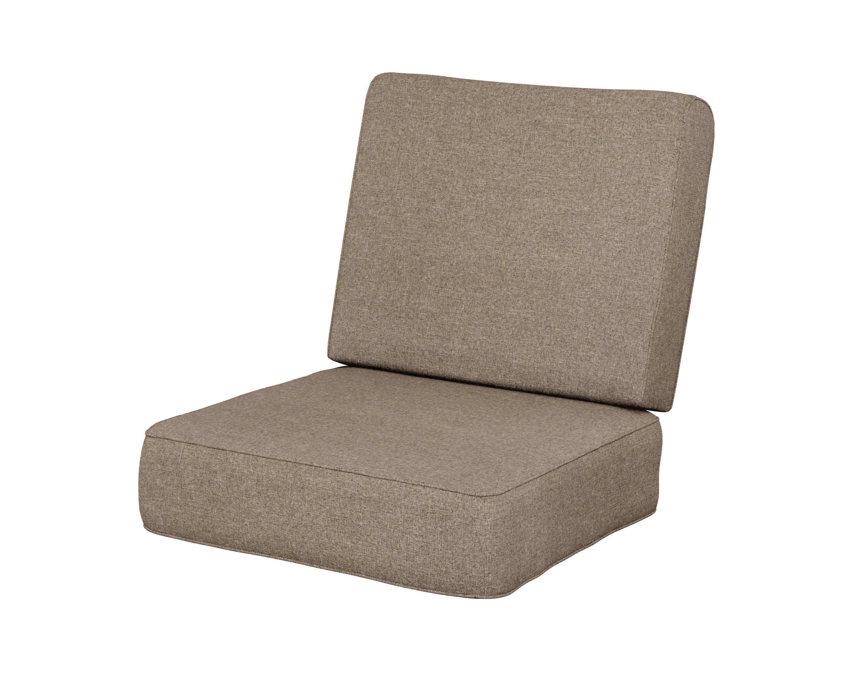 Ateeva Harbour Seat and Back Cushion in Spiced Burlap