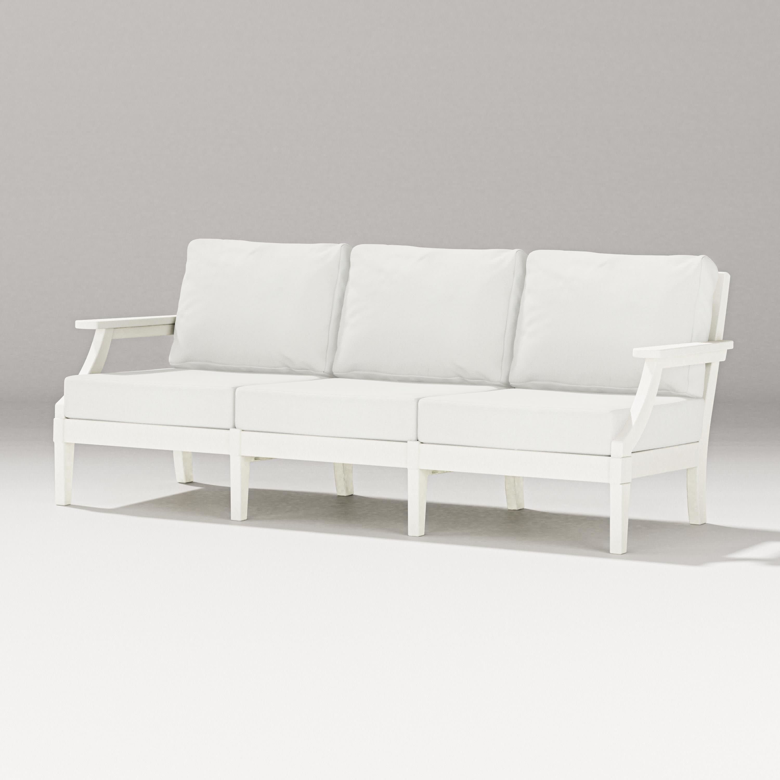 Estate Sofa in Vintage White / Natural Linen