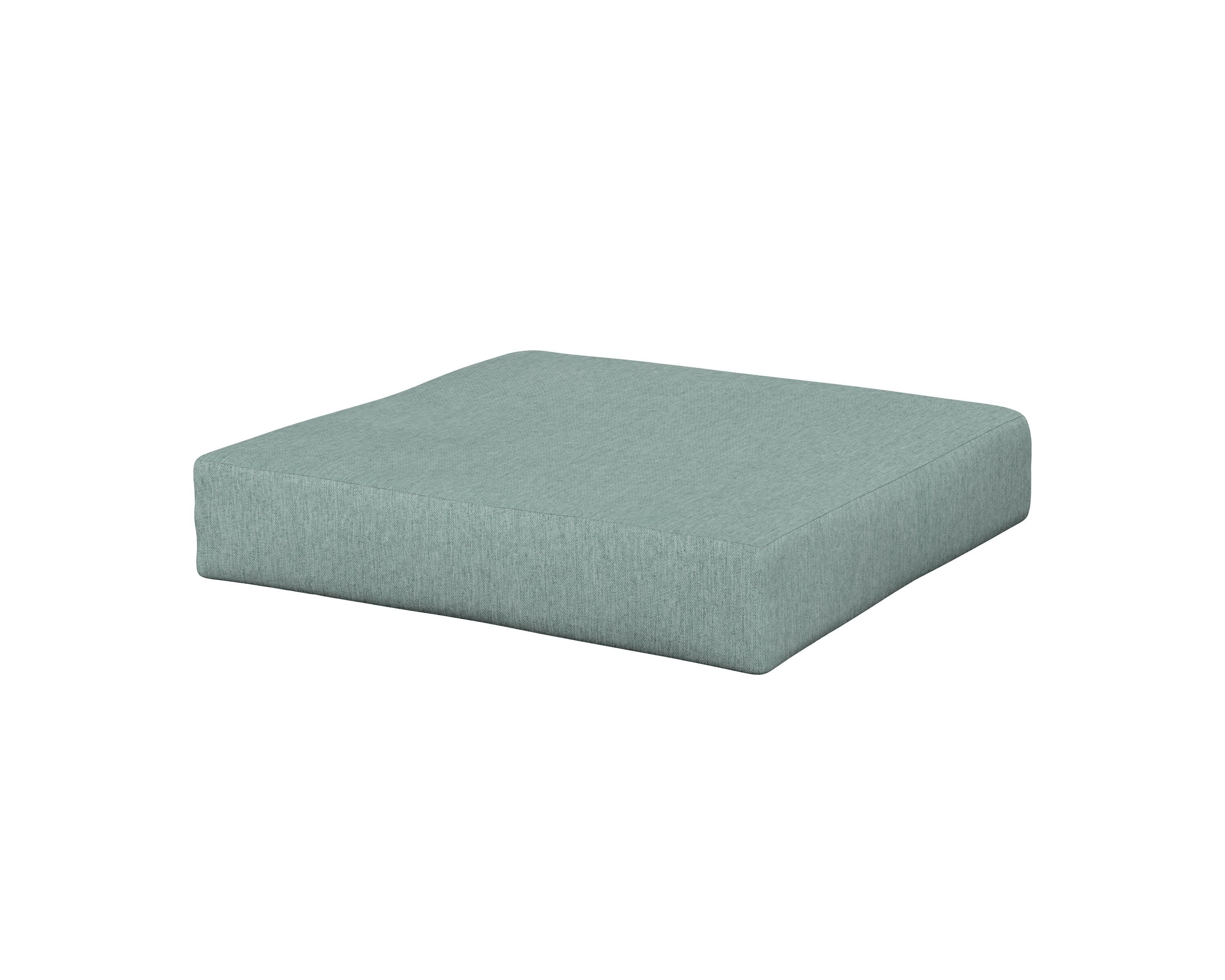 Modular Ottoman Cushion in Glacier Spa