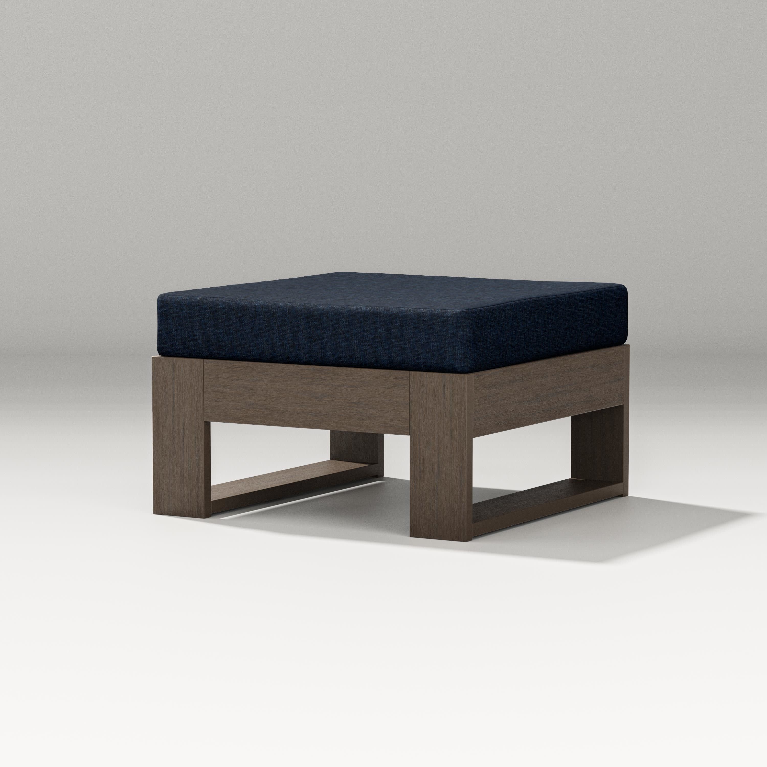 Latitude Lounge Ottoman in Kona / Marine Indigo