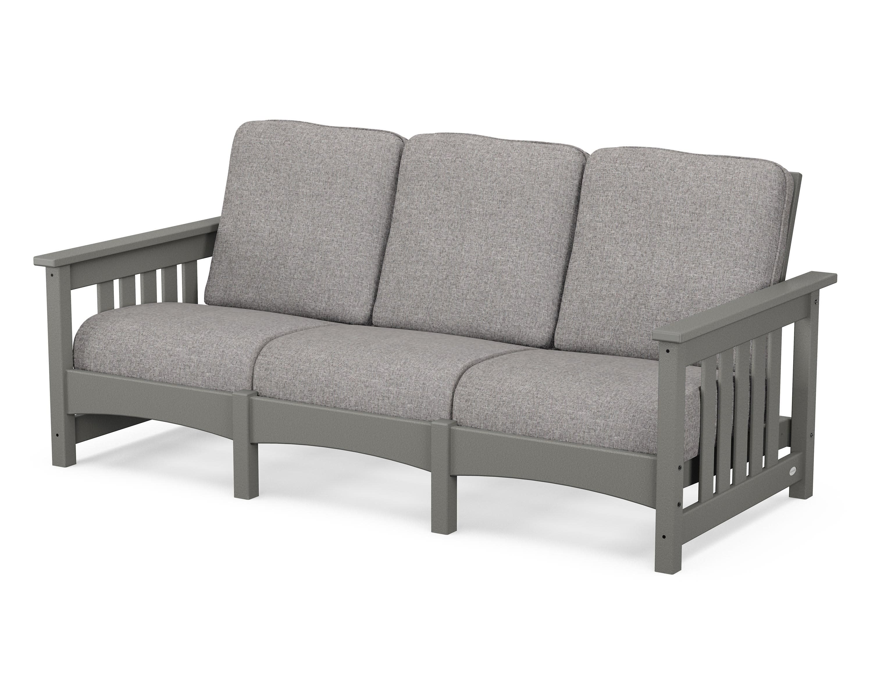 Club Mission Sofa in Slate Grey / Grey Mist