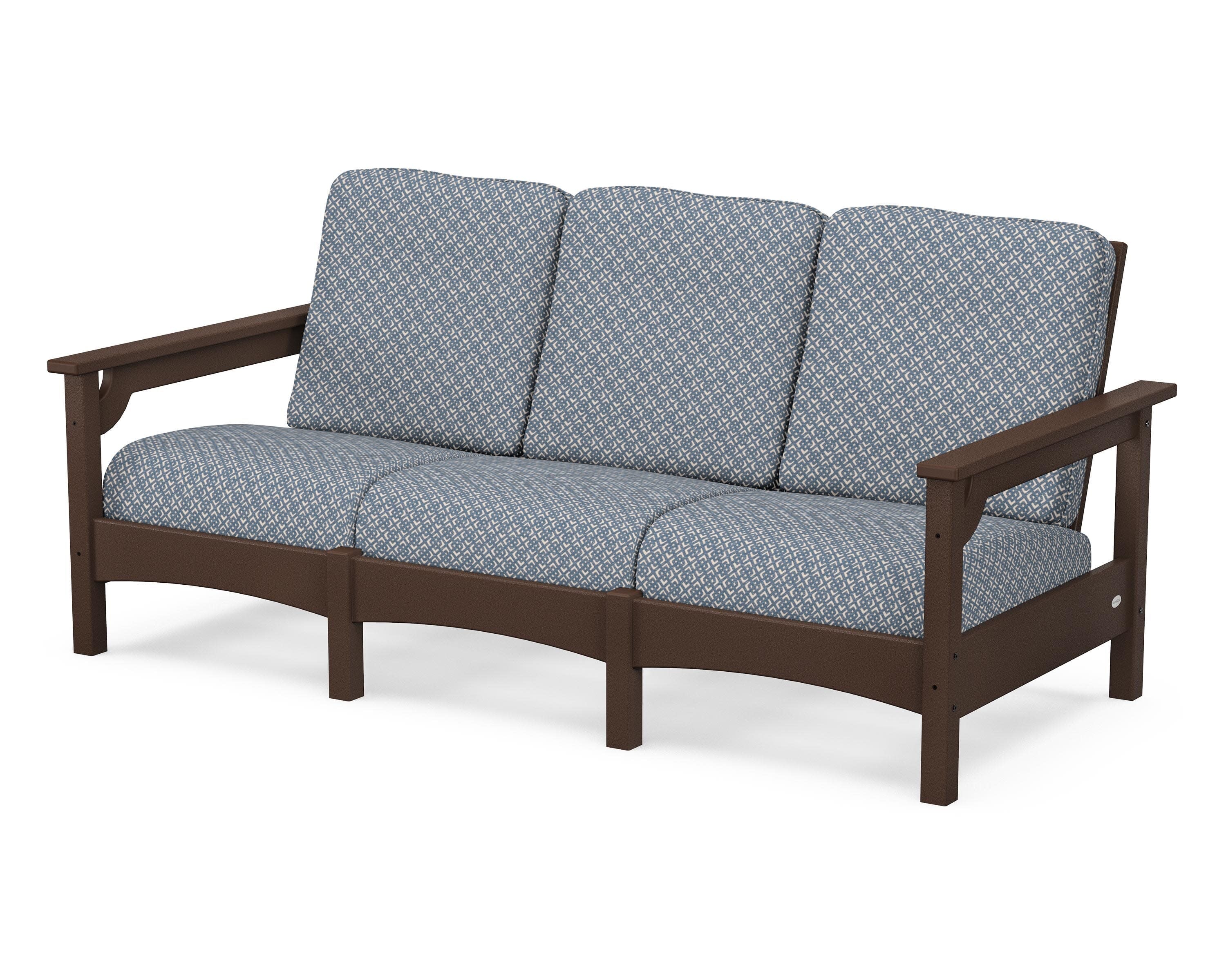 Club Sofa in Mahogany / Hopscotch