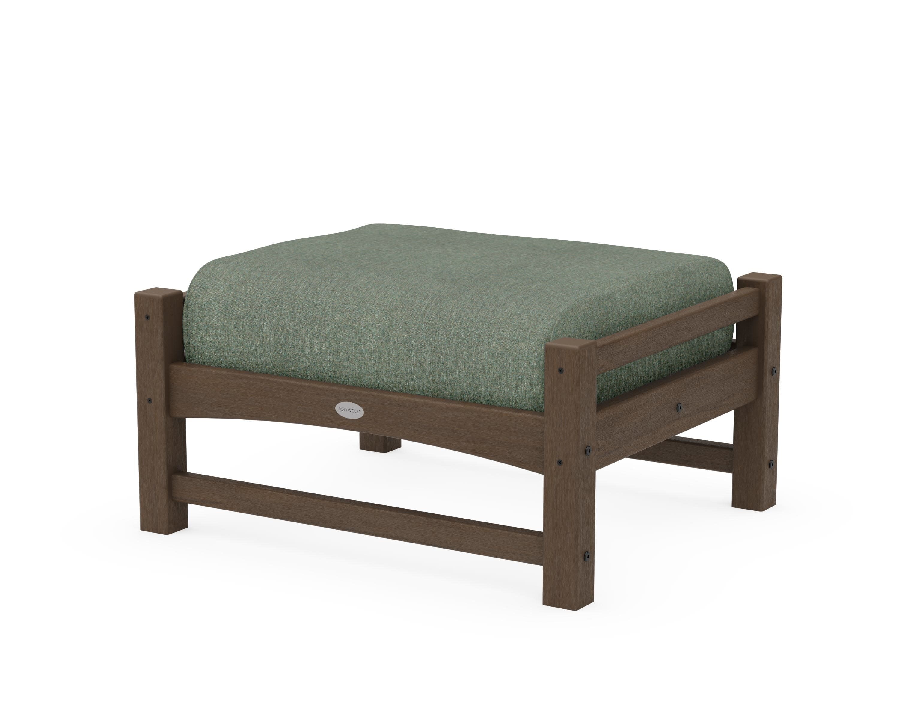 Club Ottoman in Kona / Cast Sage