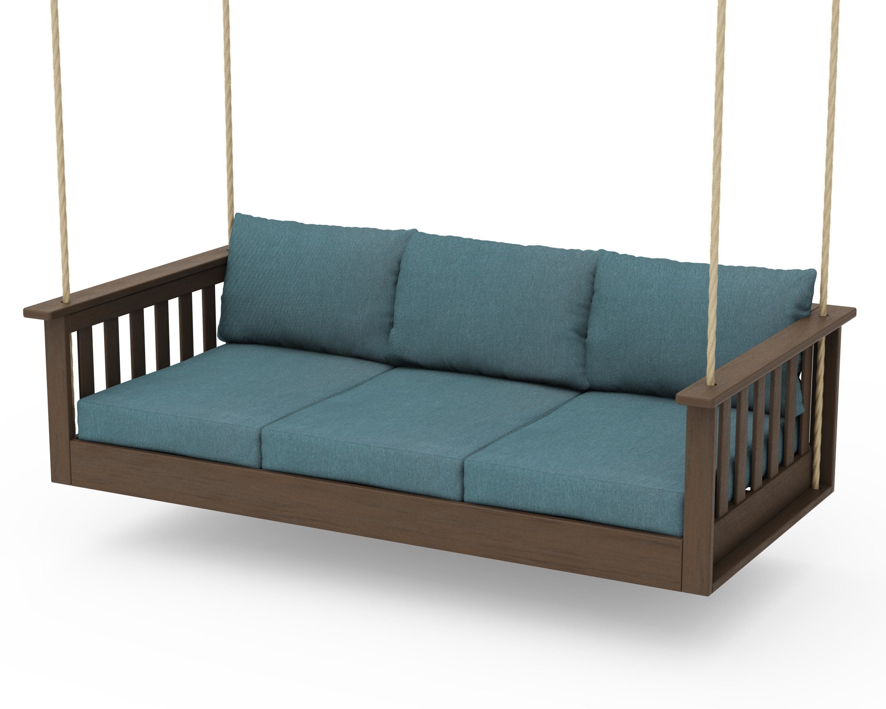 Vineyard Daybed Swing in Kona / Ocean Teal