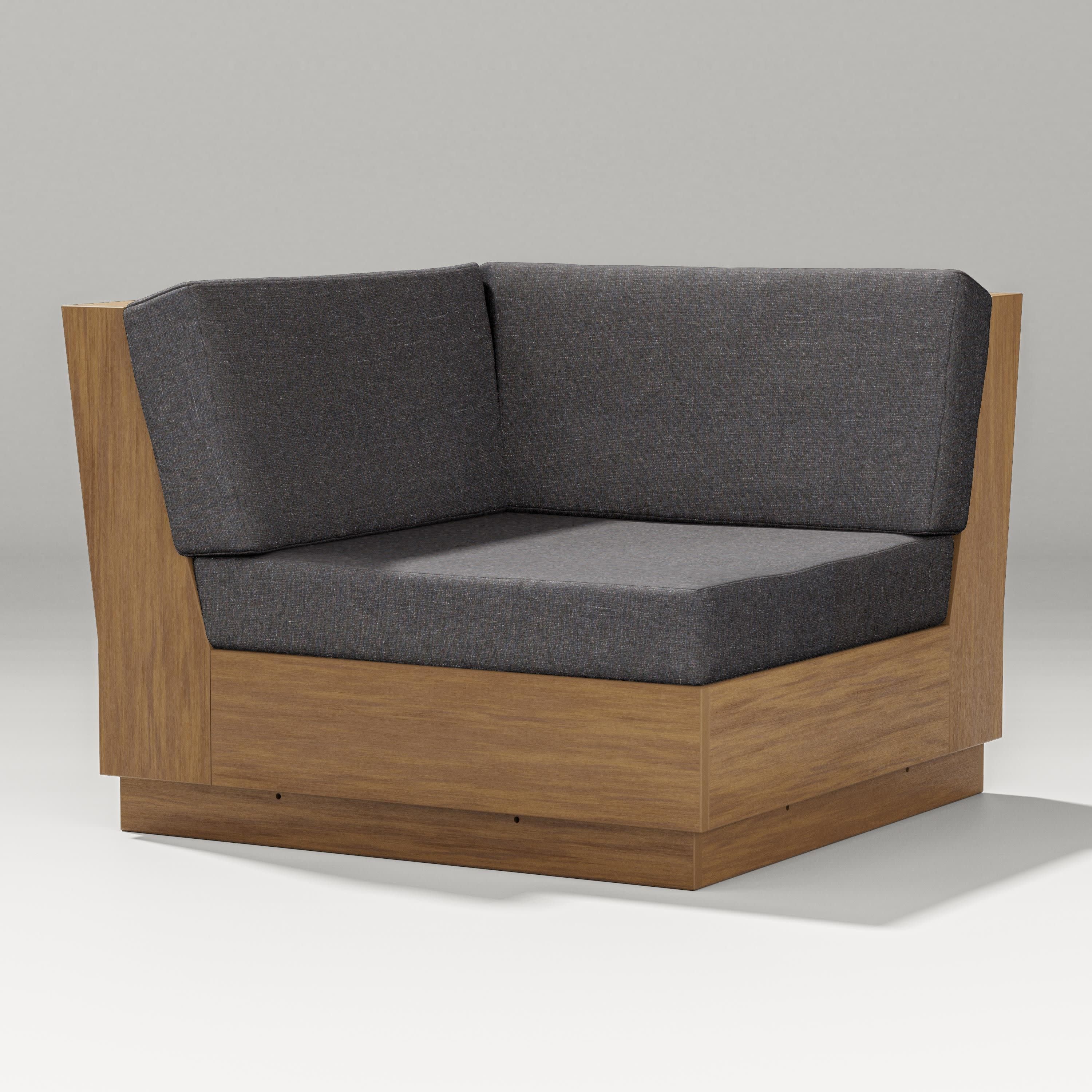 Elevate Modular Corner Chair in Natural / Ash Charcoal
