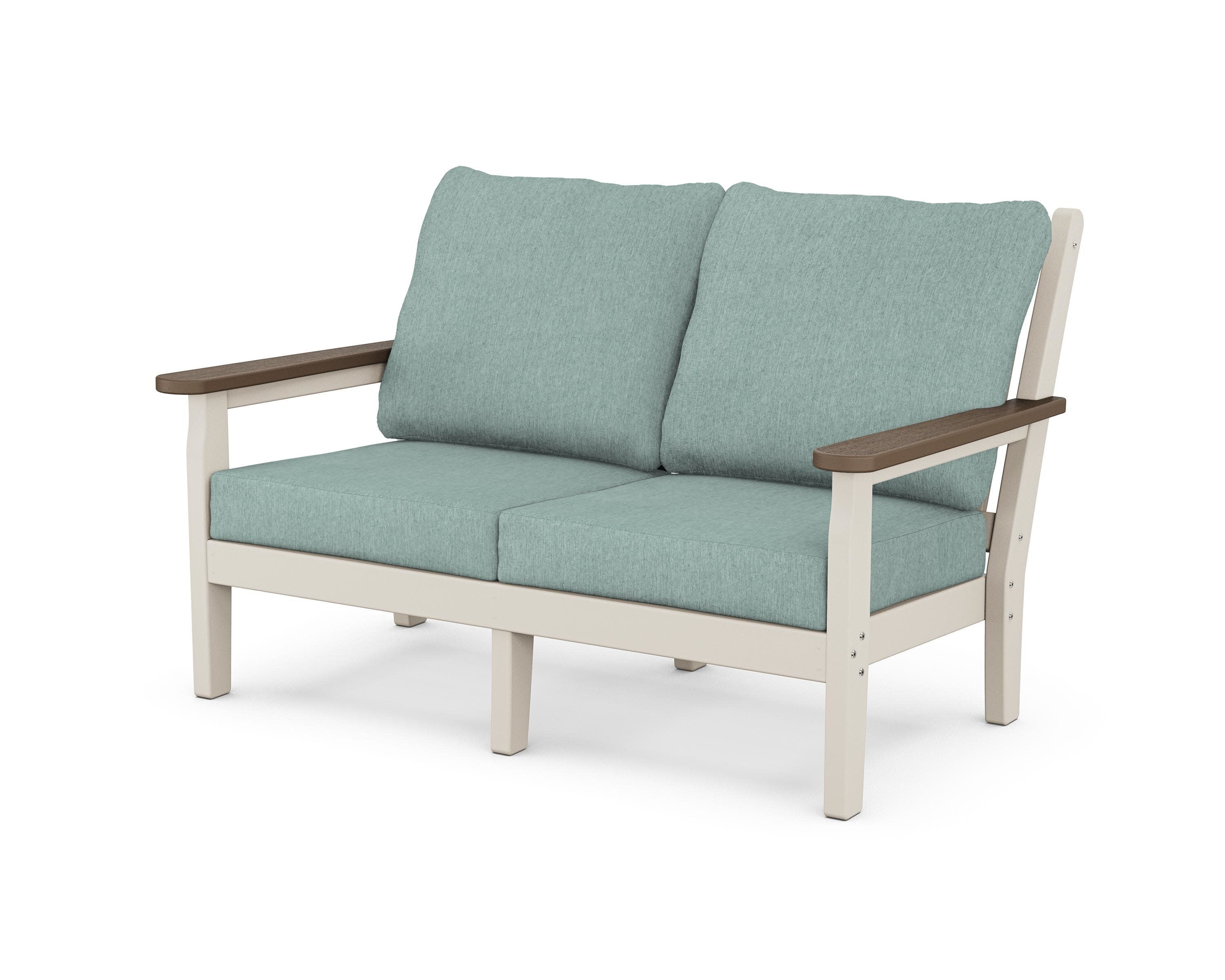 Chippendale Deep Seating Loveseat in Sand / Kona / Glacier Spa