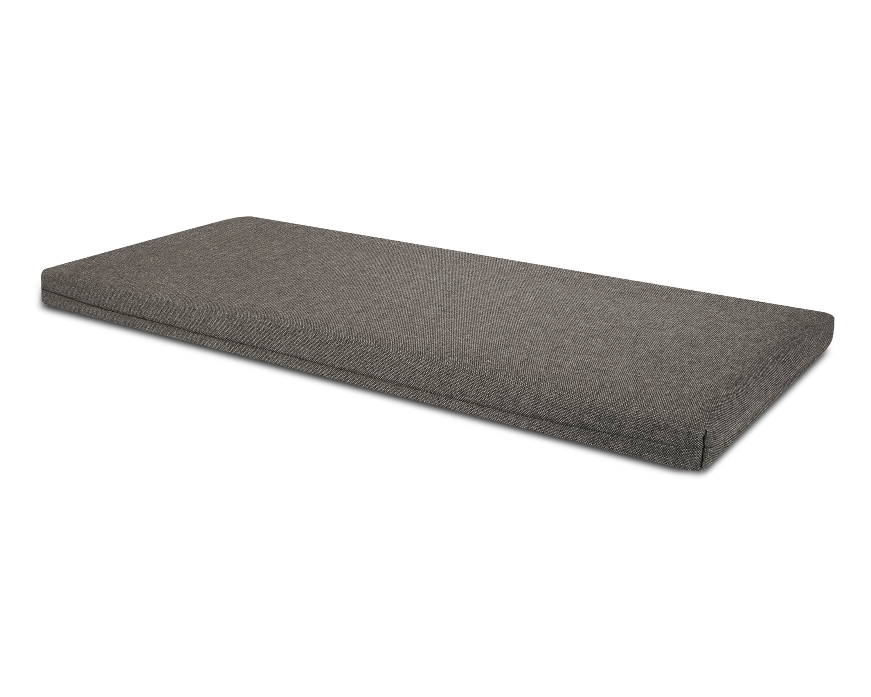 Bench Seat Cushion - 18.5"D x 55.5"W x 2.5"H in Blend Coal